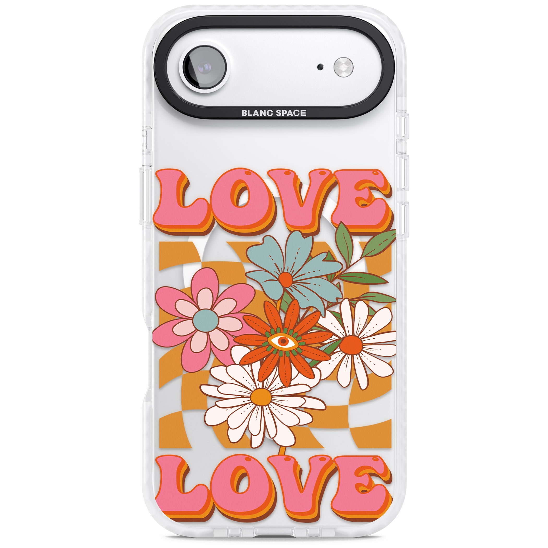 Love Bloom iPhone 17 Air Impact Pro Clear Phone Case