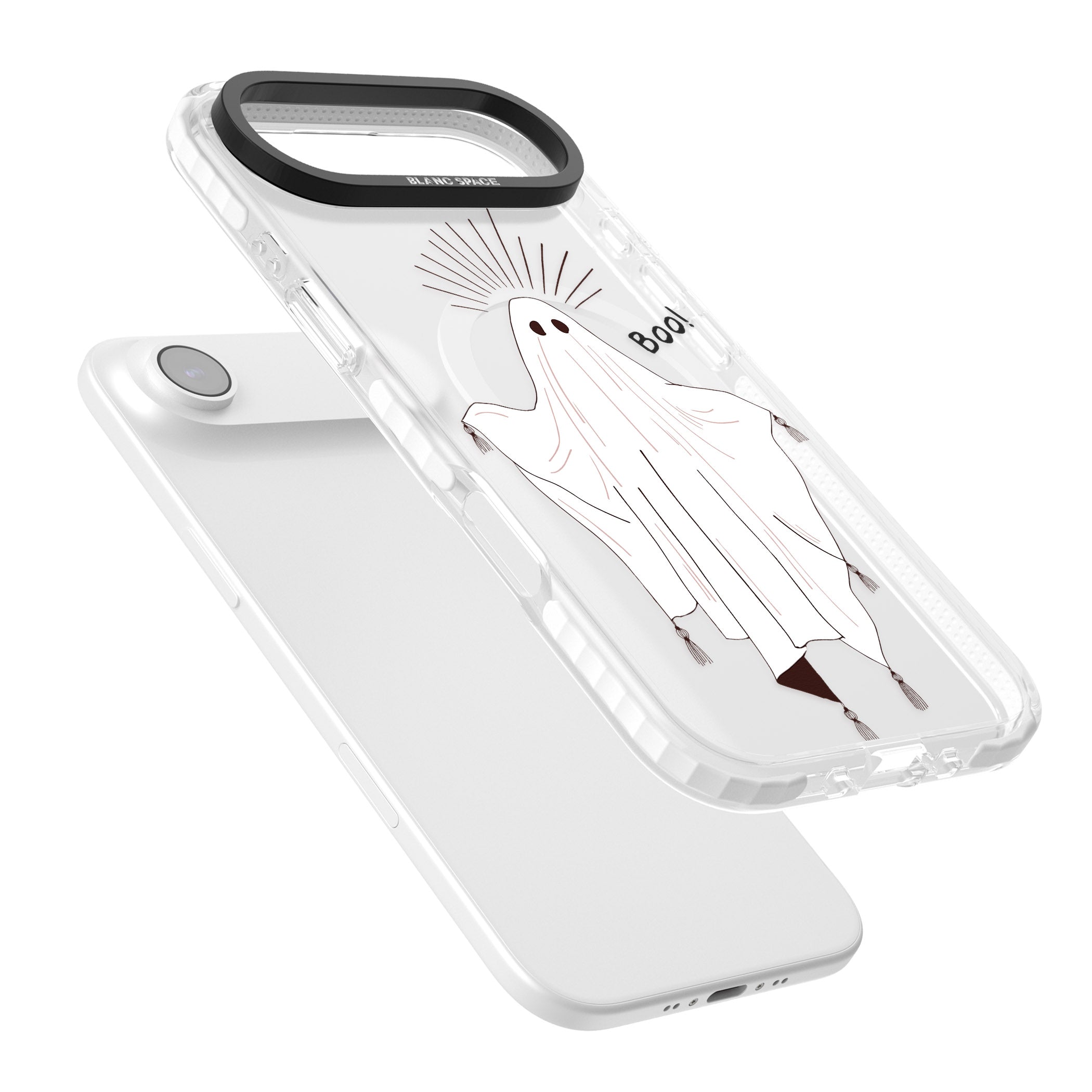 Boo! iPhone 17 Air Impact Pro Clear Phone Case Colours
