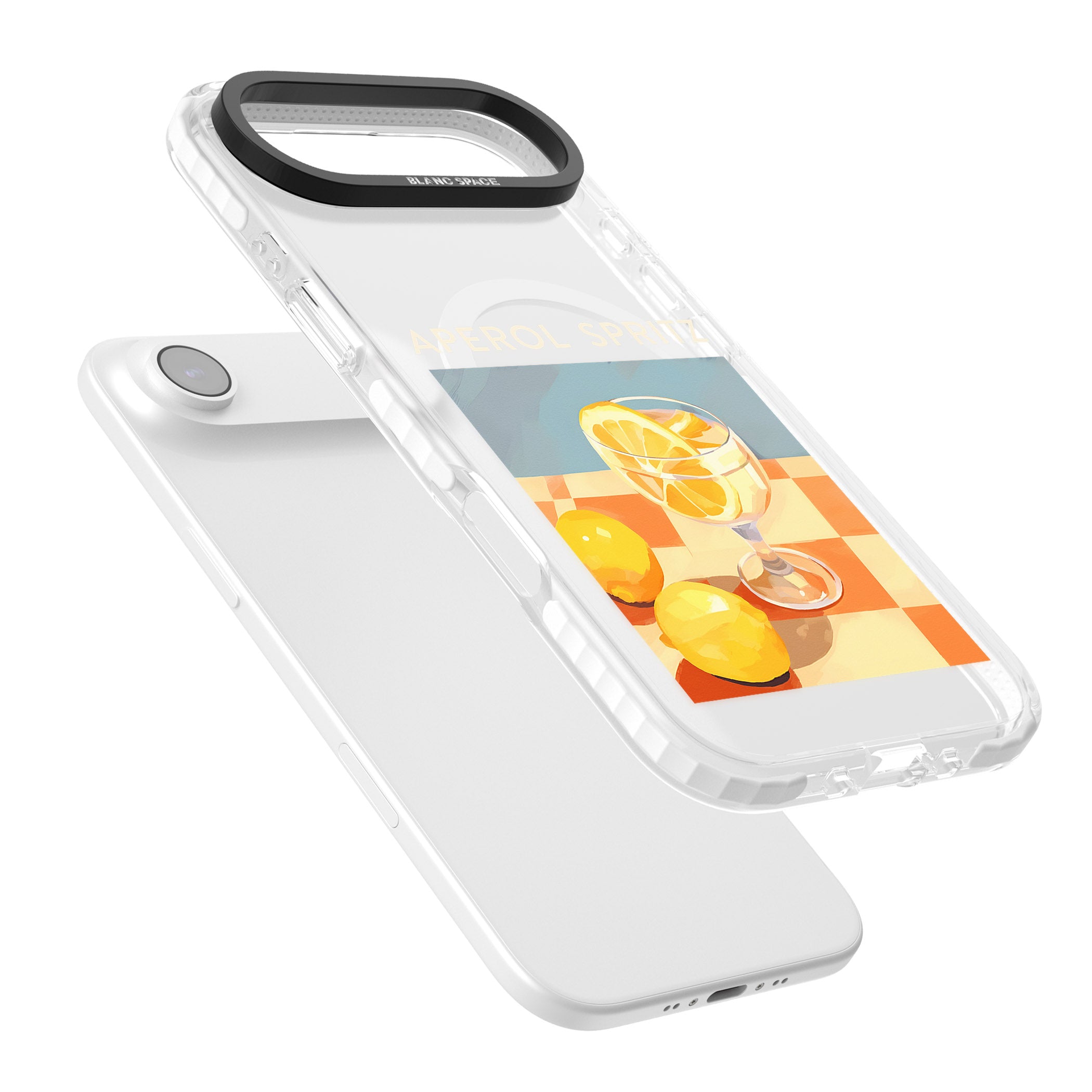 Lemon Spritz iPhone 17 Air Impact Pro Clear Phone Case Colours