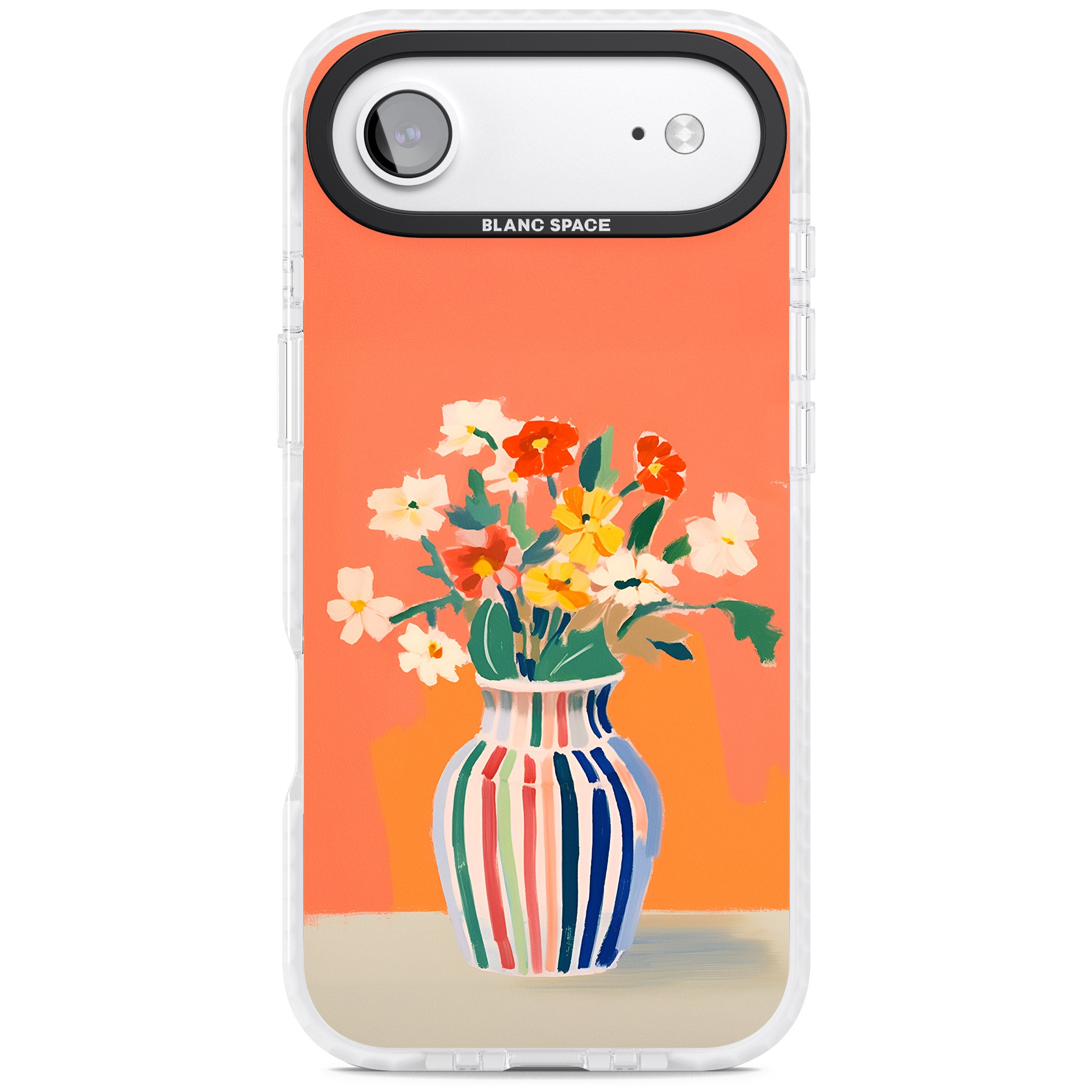Coral Flower Vase iPhone 17 Air Impact Pro Clear Phone Case
