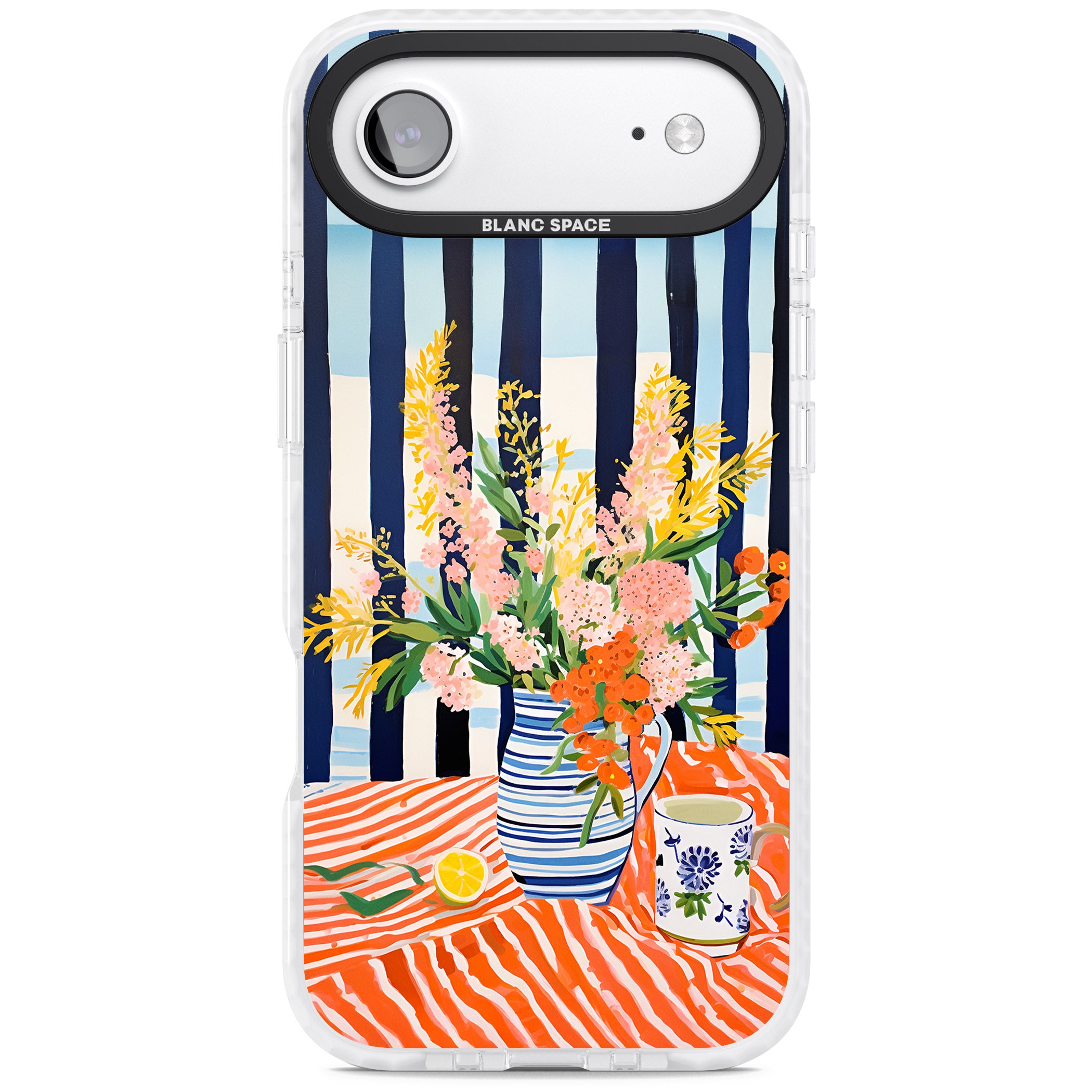 Seaside Flowers iPhone 17 Air Impact Pro Clear Phone Case
