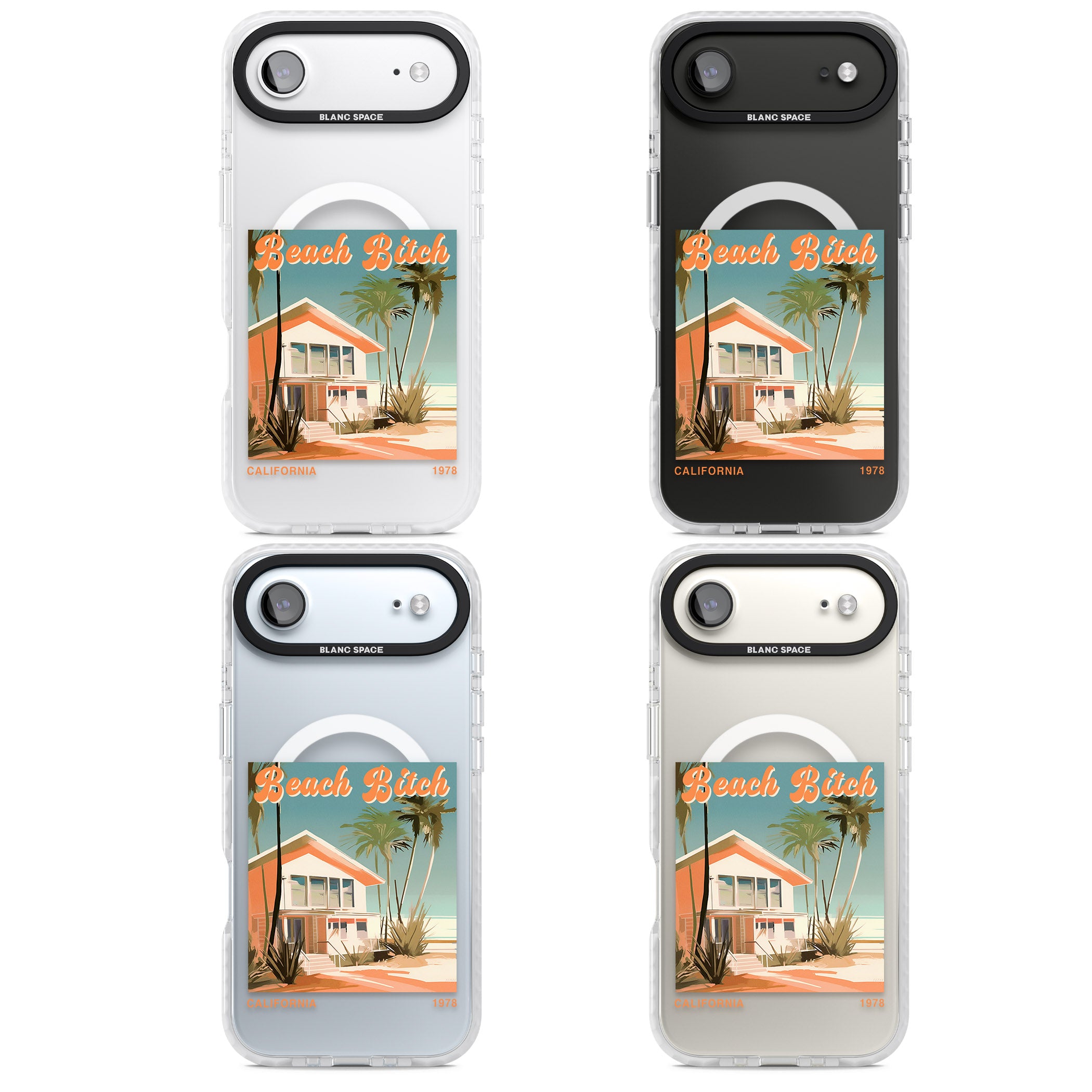 Beach B*tch iPhone 17 Air Impact Pro Clear Phone Case APT Impact Protection