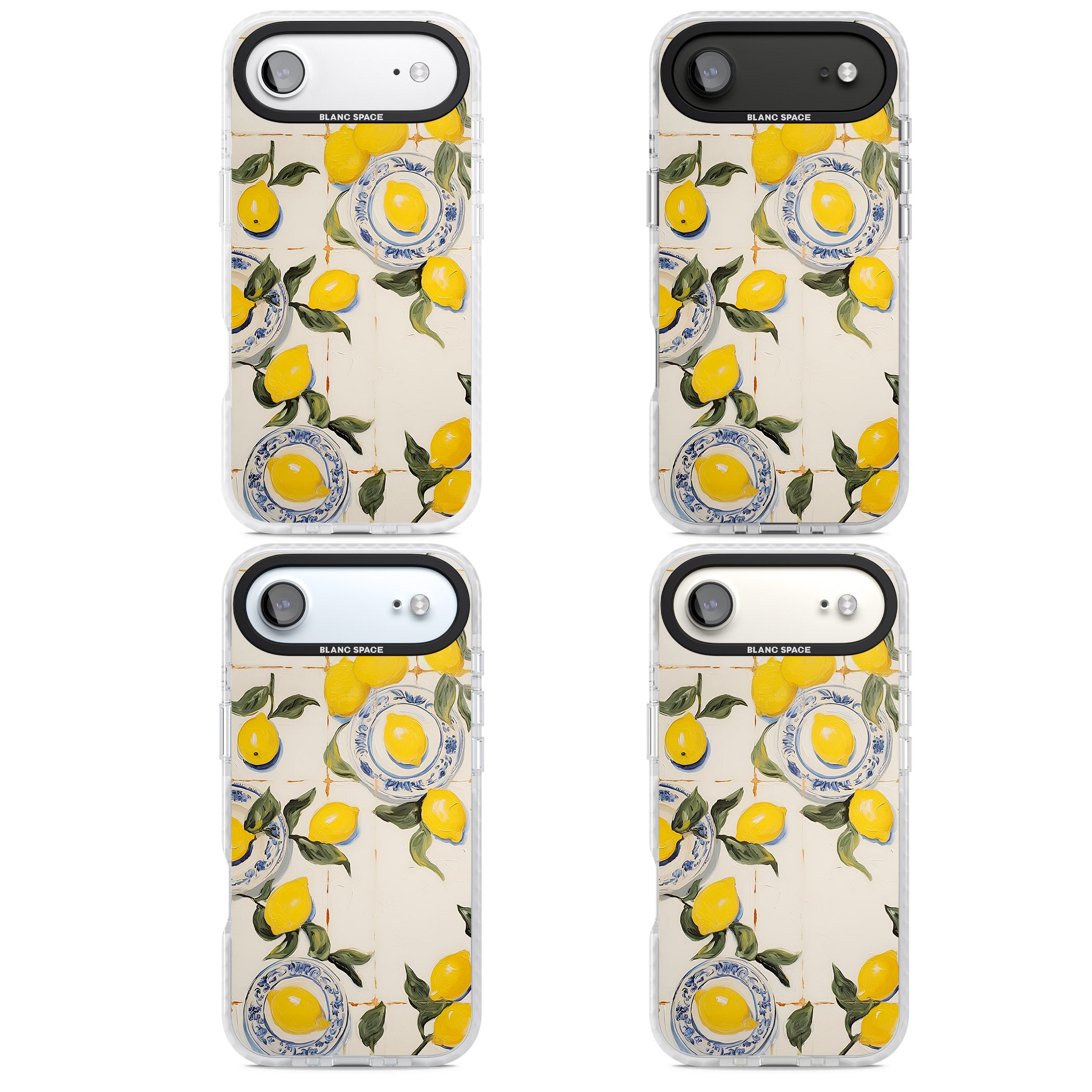 Lemons & Porcelain iPhone 17 Air Impact Pro Clear Phone Case APT Impact Protection