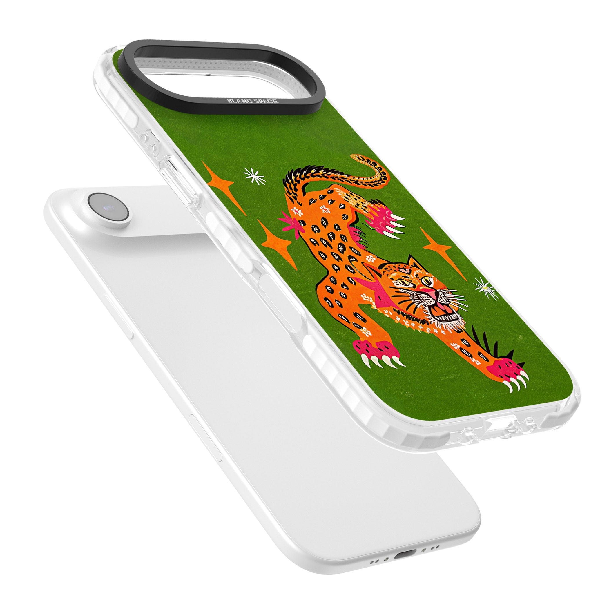 Fierce Jaguar iPhone 17 Air Impact Pro Clear Phone Case Colours