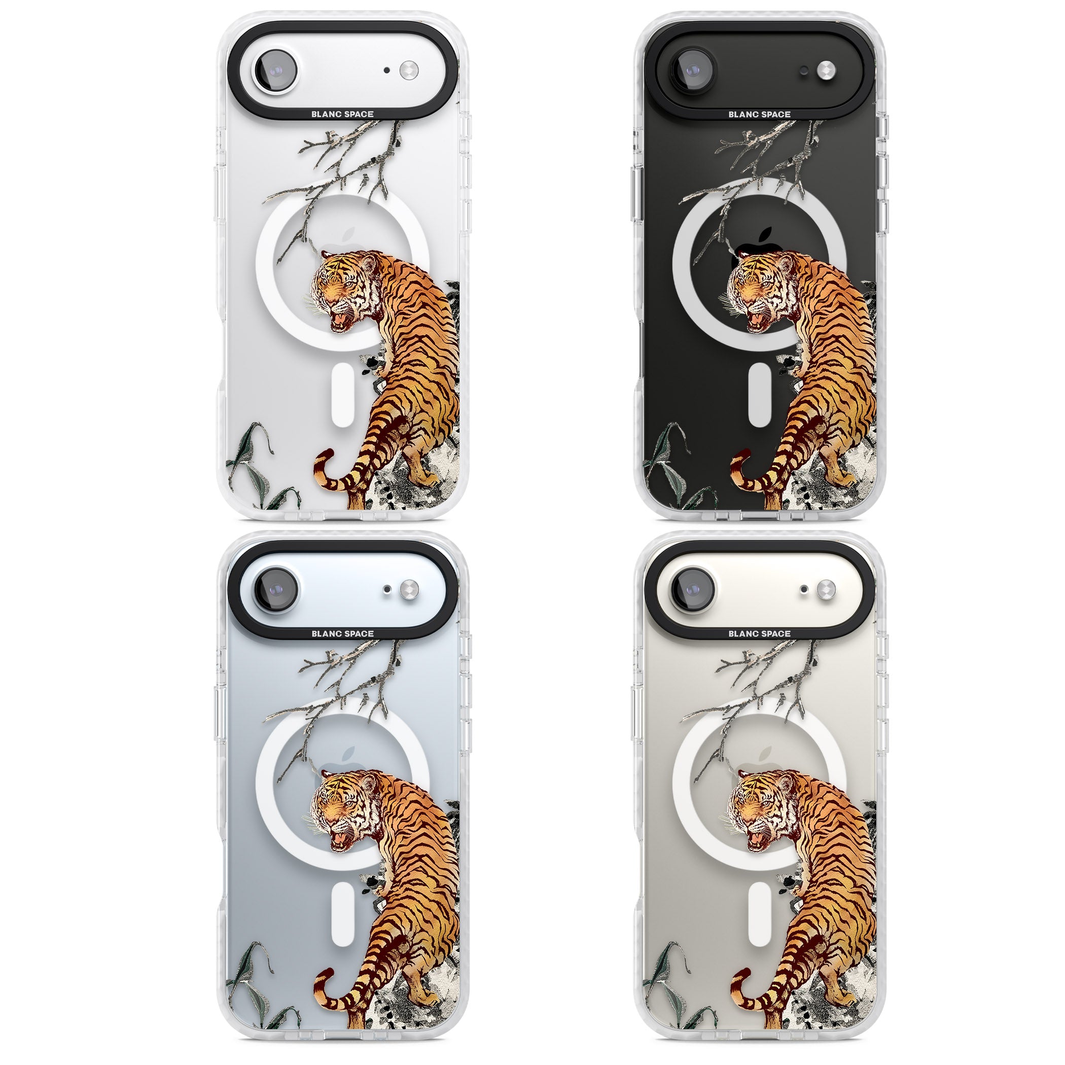 Roaring Tiger iPhone 17 Air Impact Pro Clear Phone Case APT Impact Protection
