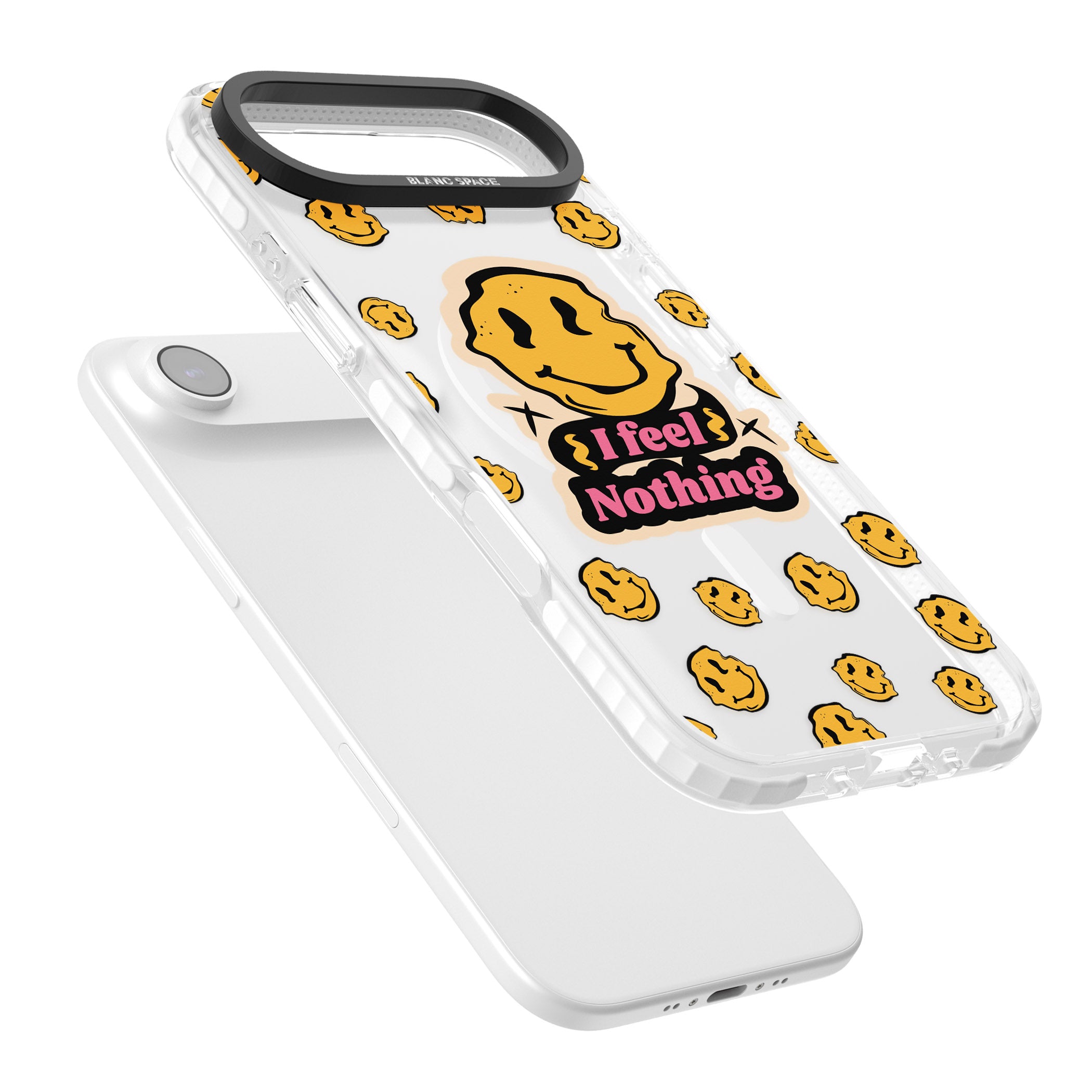 I Feel Nothing (Clear) iPhone 17 Air Impact Pro Clear Phone Case Colours