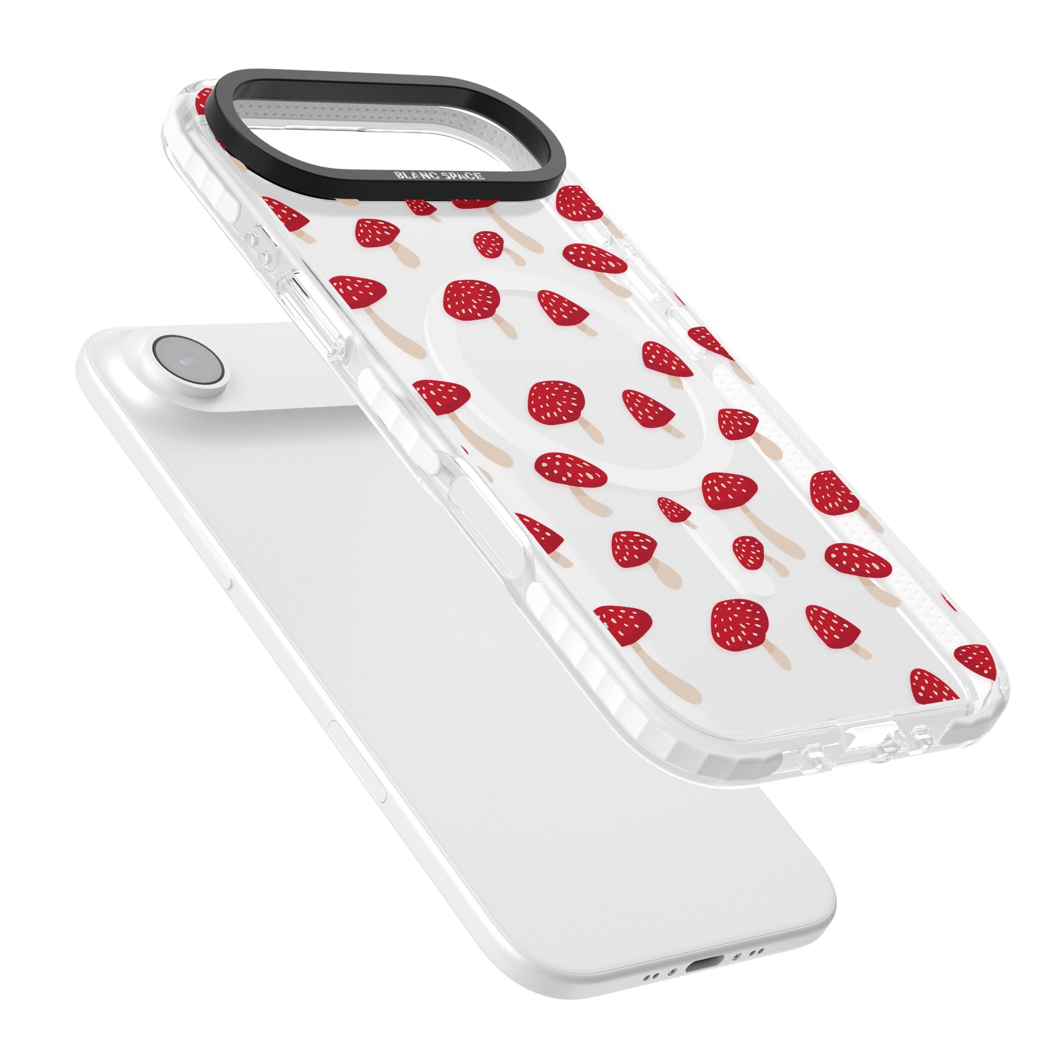 Magical Mushroom Pattern iPhone 17 Air Impact Pro Clear Phone Case Colours