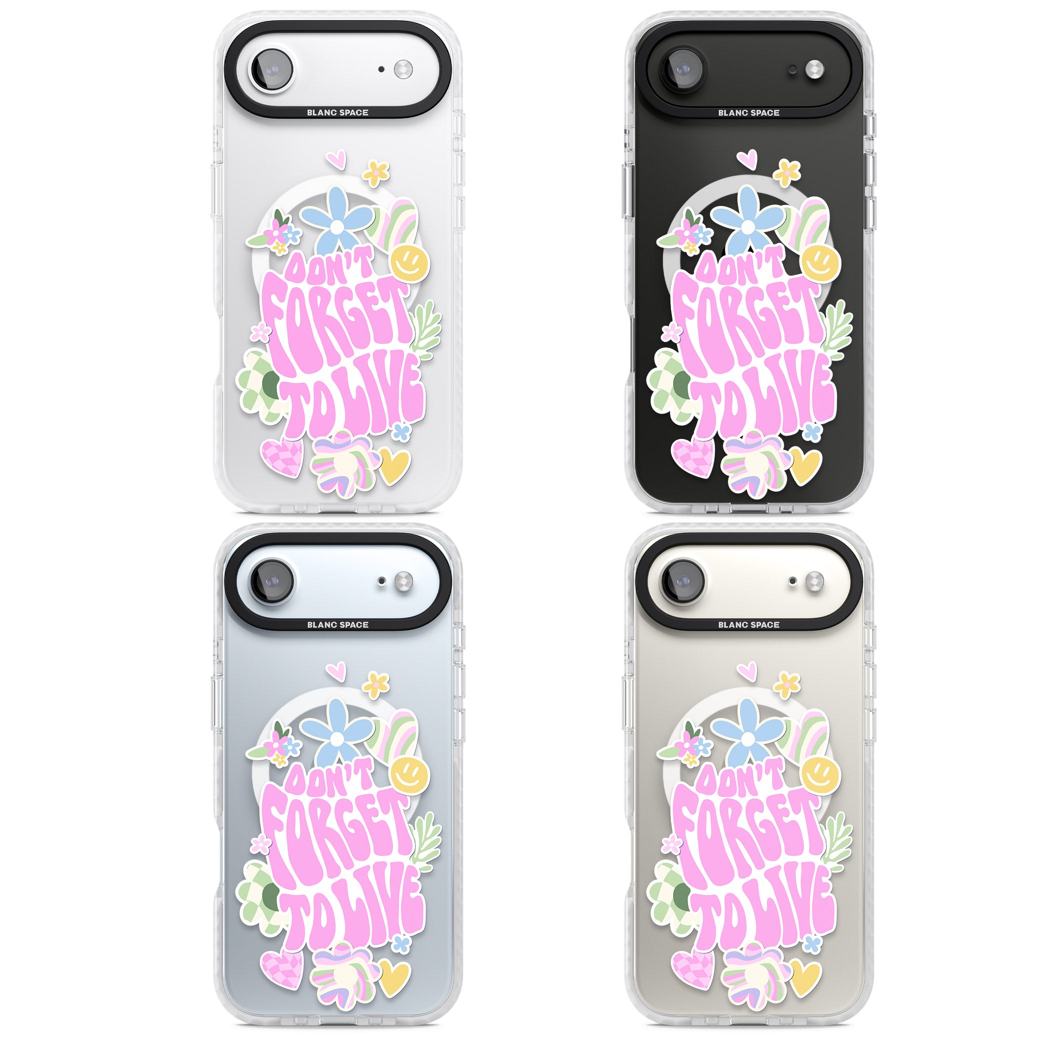 Don'T Forget To Live iPhone 17 Air Impact Pro Clear Phone Case APT Impact Protection