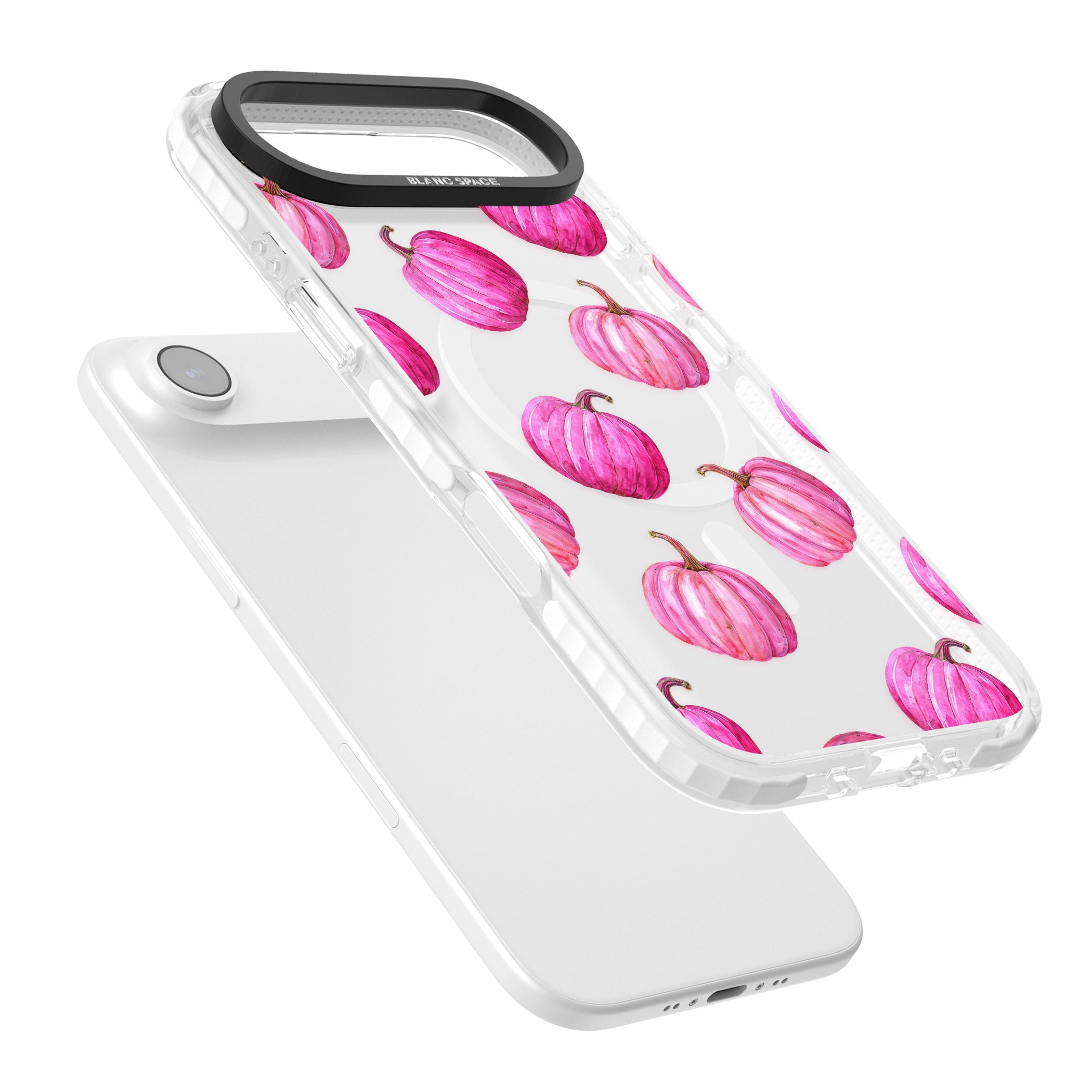 Pink Pumpkins iPhone 17 Air Impact Pro Clear Phone Case Colours