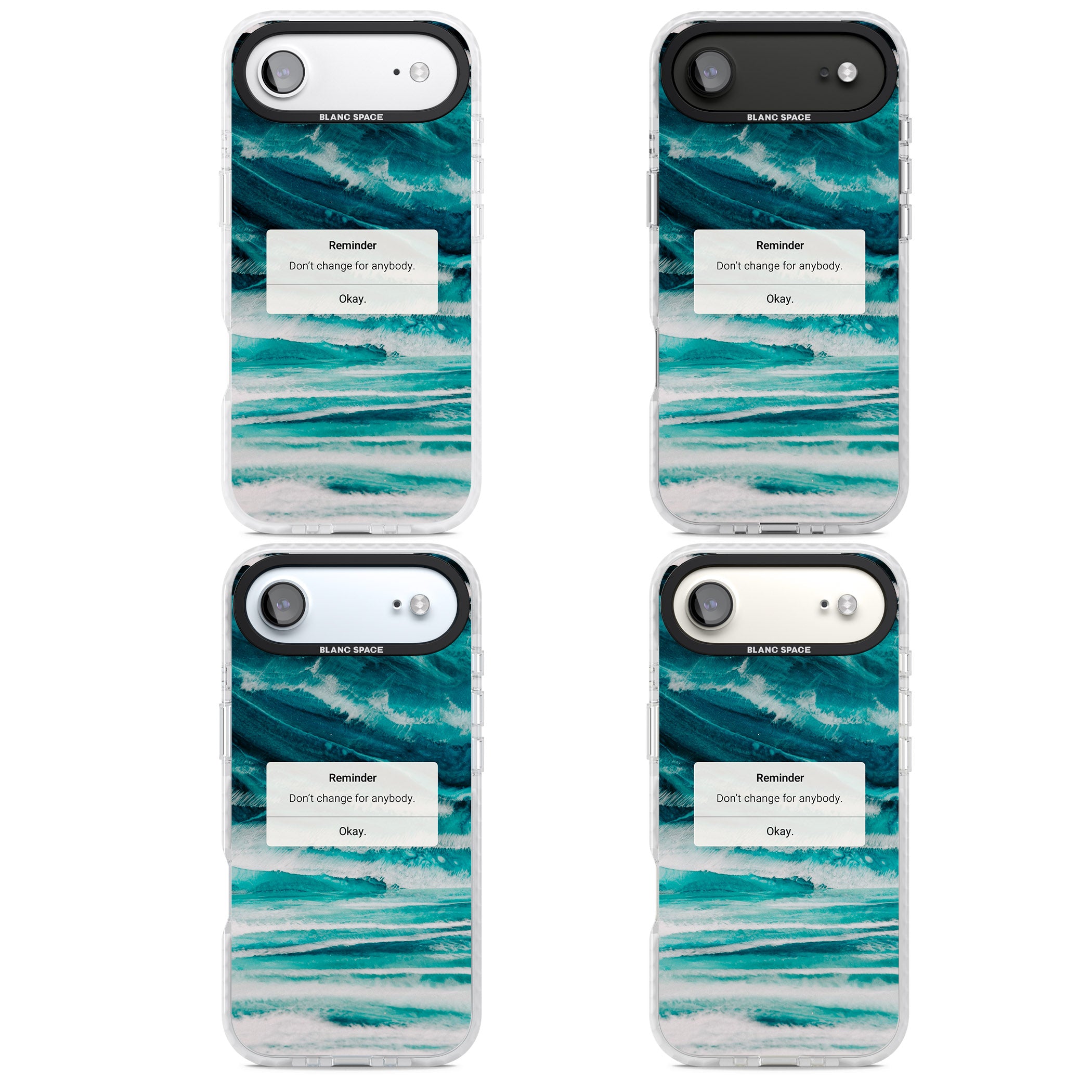 Ocean Vibe Reminder iPhone 17 Air Impact Pro Clear Phone Case APT Impact Protection