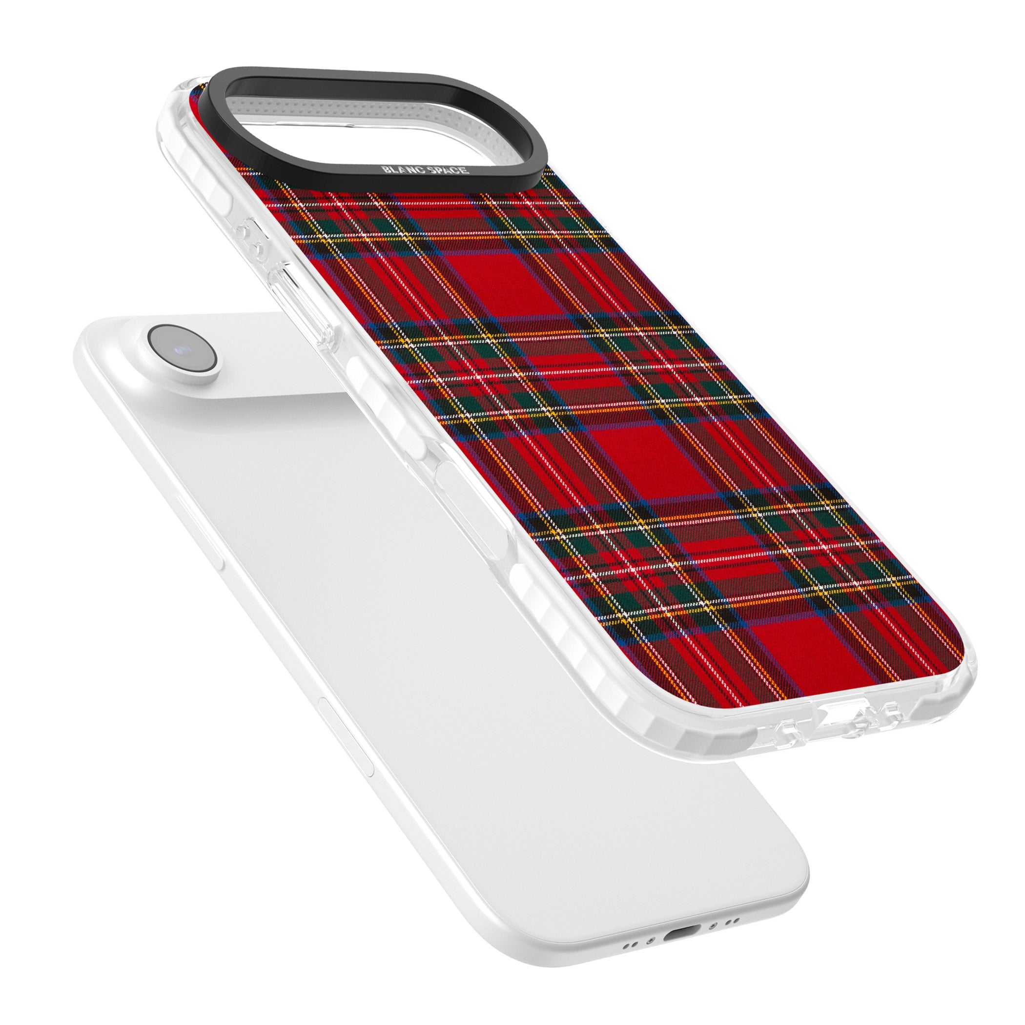 Royal Stewart Tartan iPhone 17 Air Impact Pro Clear Phone Case Colours