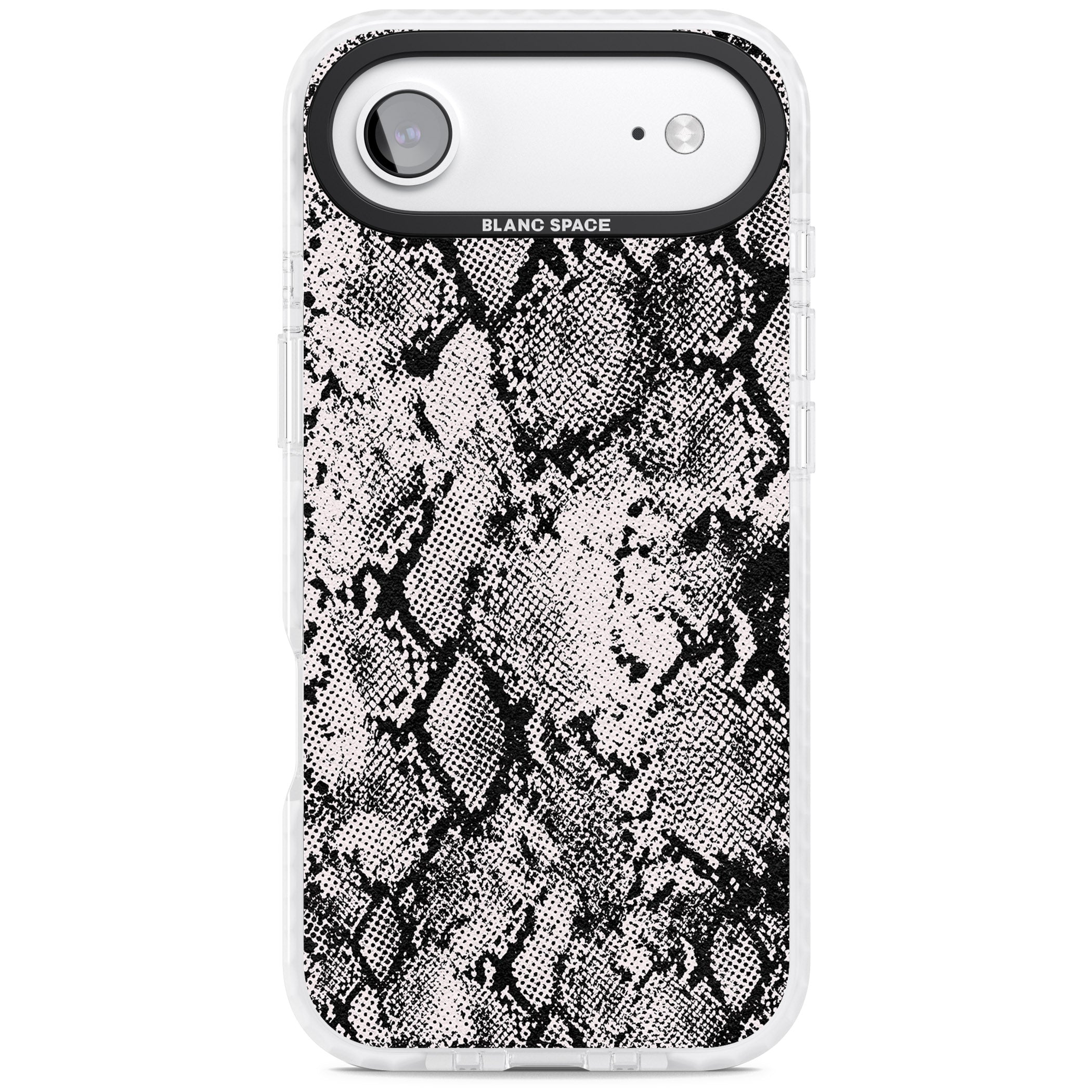 Pastel Snakeskin Grey iPhone 17 Air Impact Pro Clear Phone Case