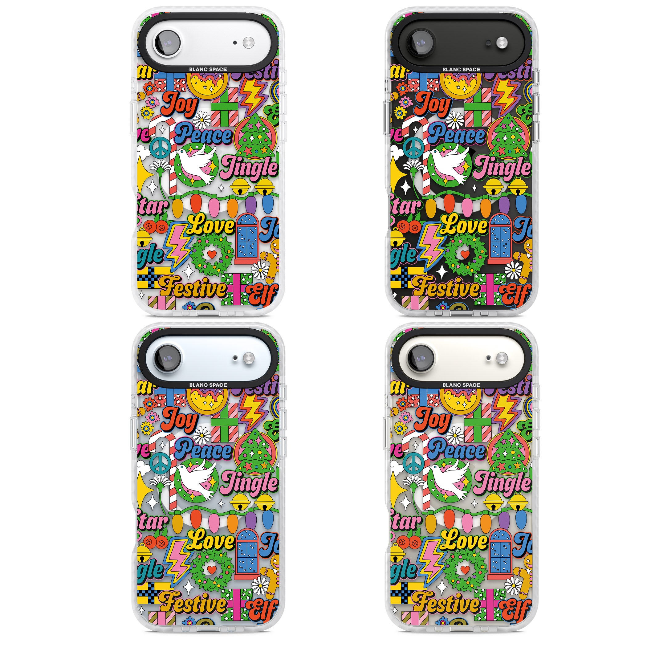 Peace & Festivities iPhone 17 Air Impact Pro Clear Phone Case APT Impact Protection