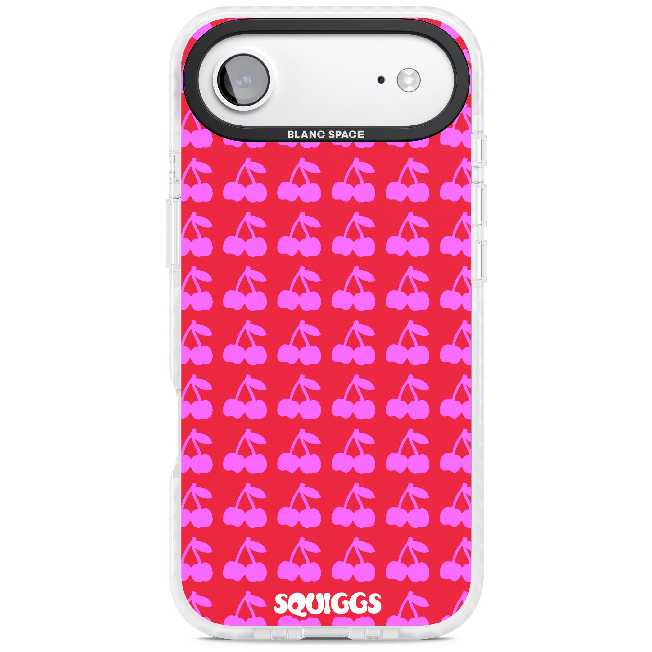 Red Cherries iPhone 17 Air Impact Pro Clear Phone Case