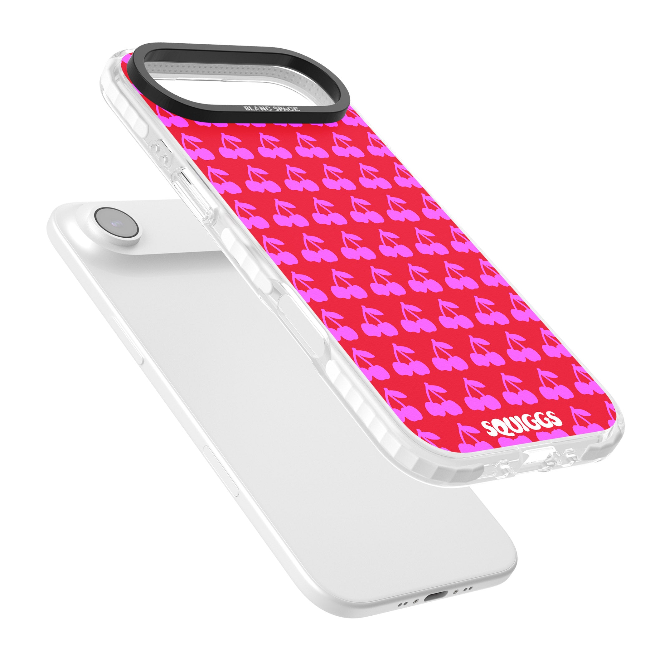 Red Cherries iPhone 17 Air Impact Pro Clear Phone Case Colours