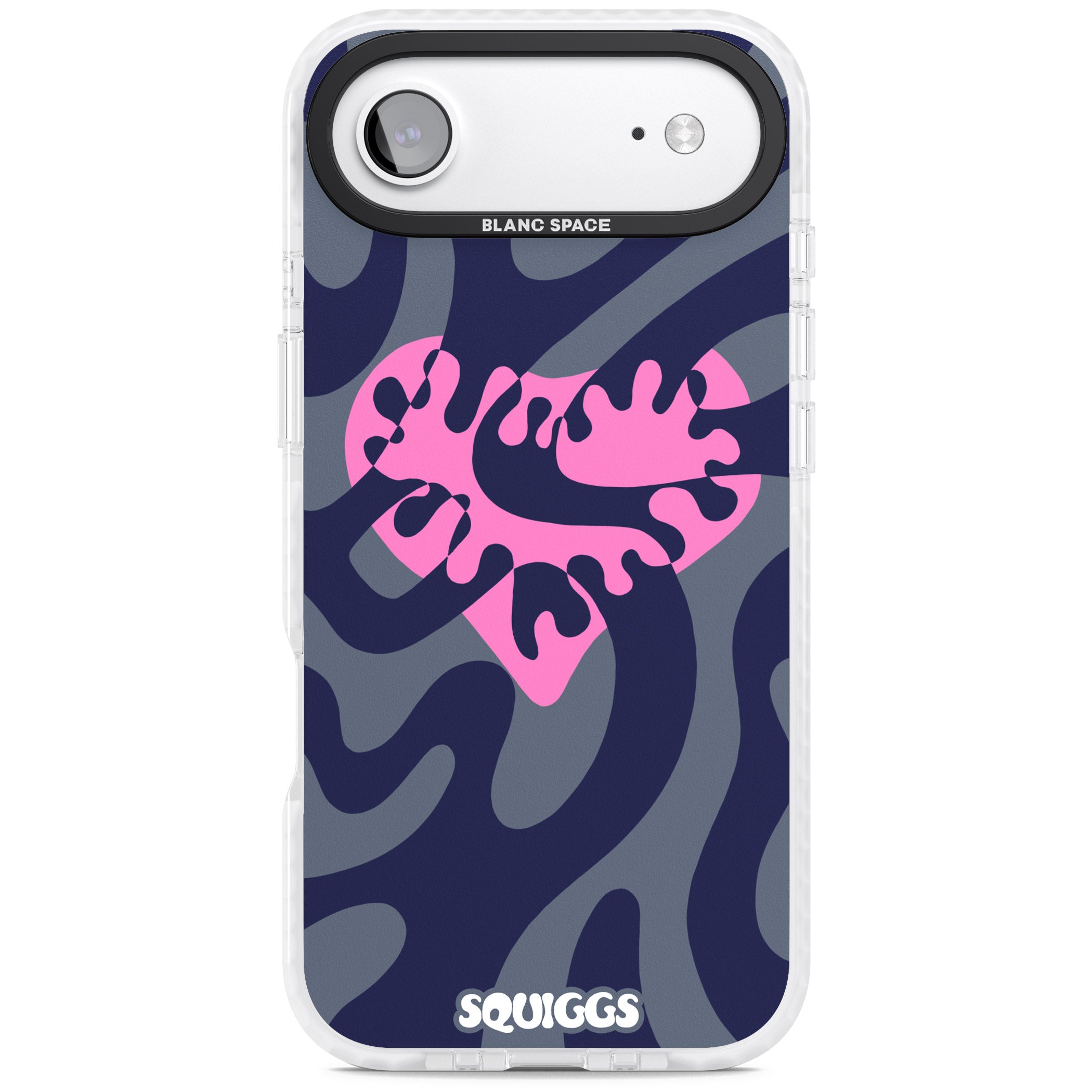 Abstract Heart iPhone 17 Air Impact Pro Clear Phone Case