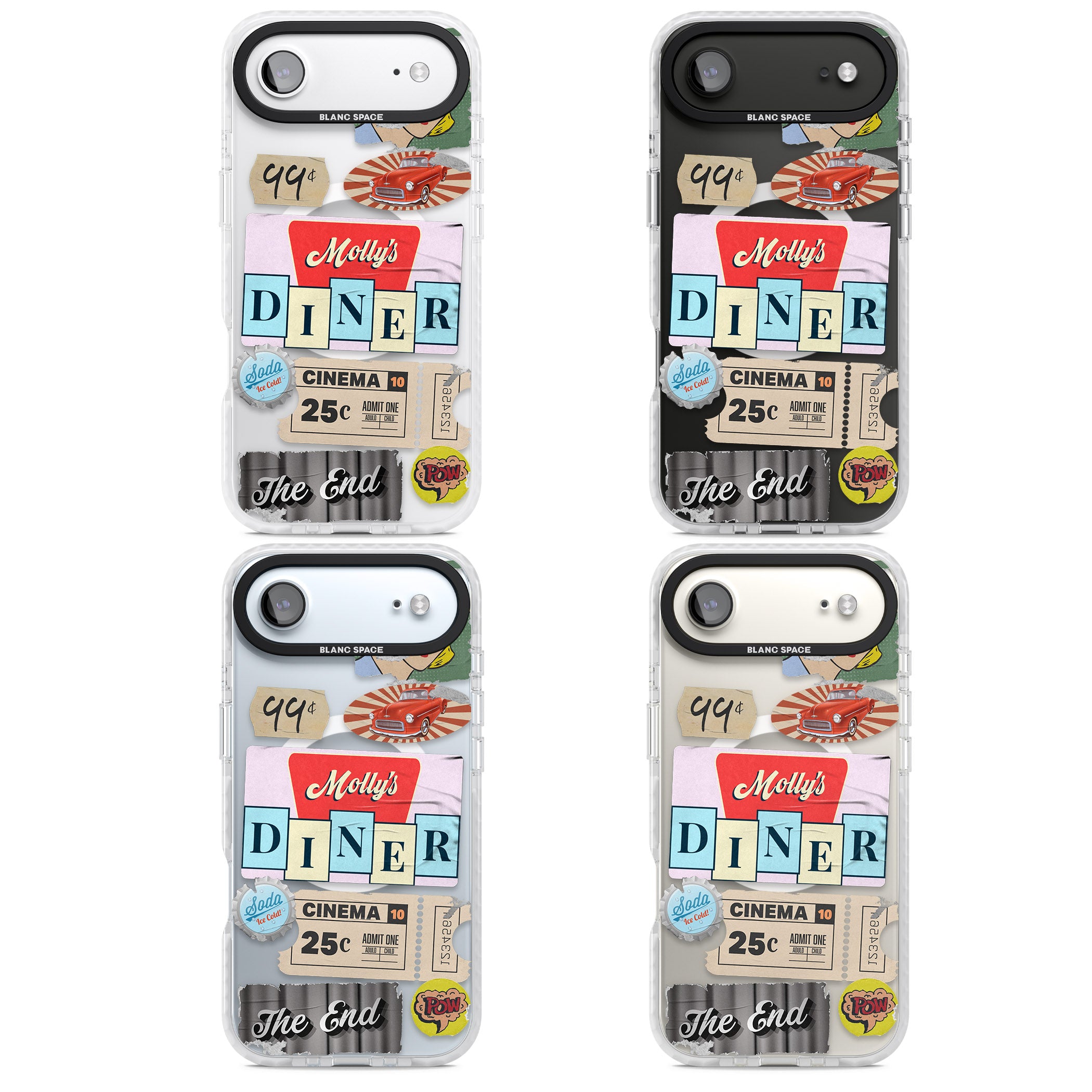 Nifty Fifties Swing iPhone 17 Air Impact Pro Clear Phone Case APT Impact Protection