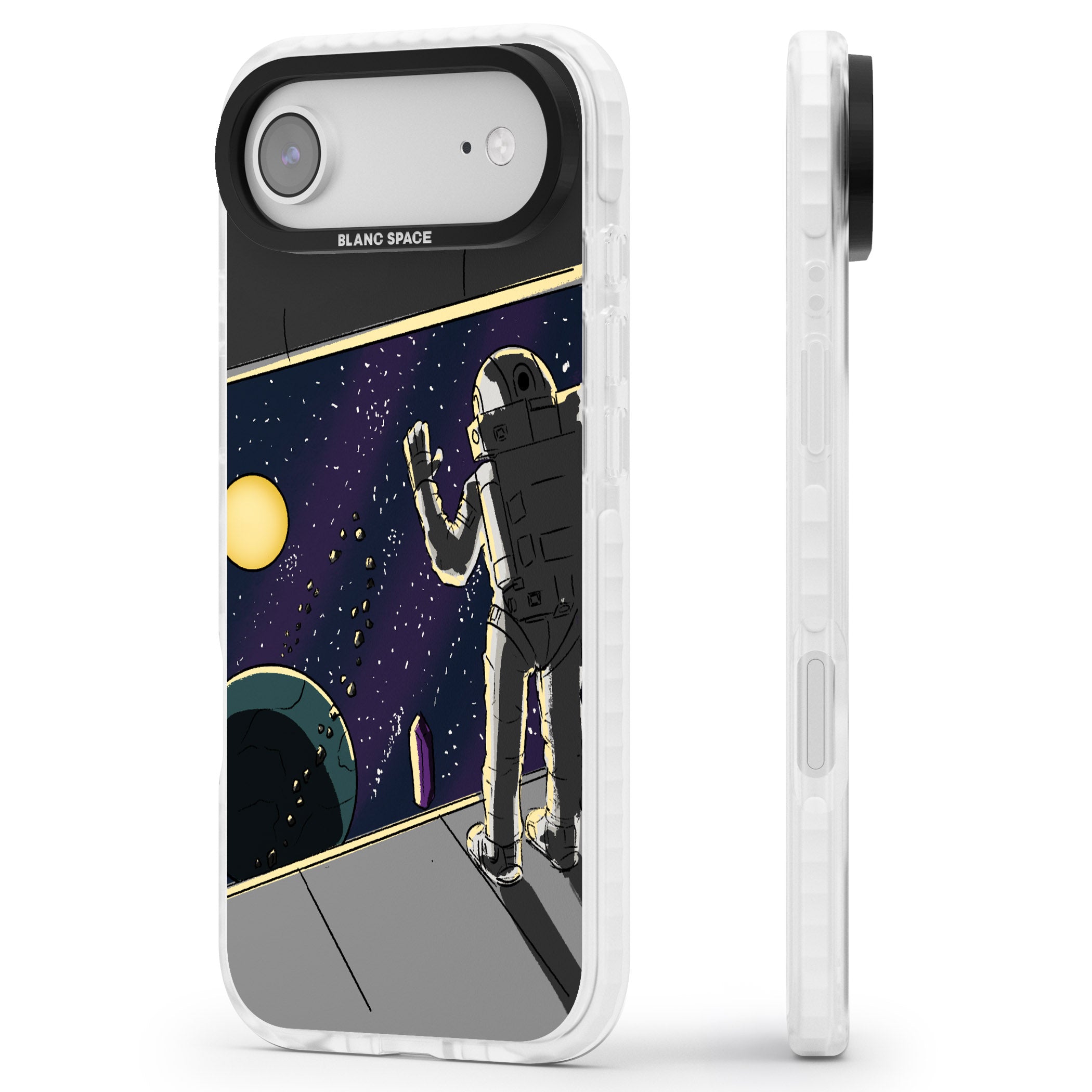 Home iPhone 17 Air Impact Pro Clear Phone Case Side Profile