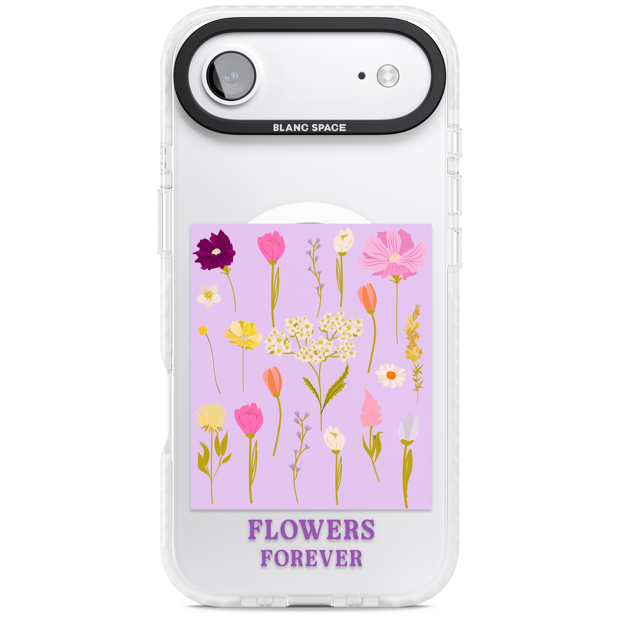 Flowers Forever iPhone 17 Air Impact Pro Clear Phone Case