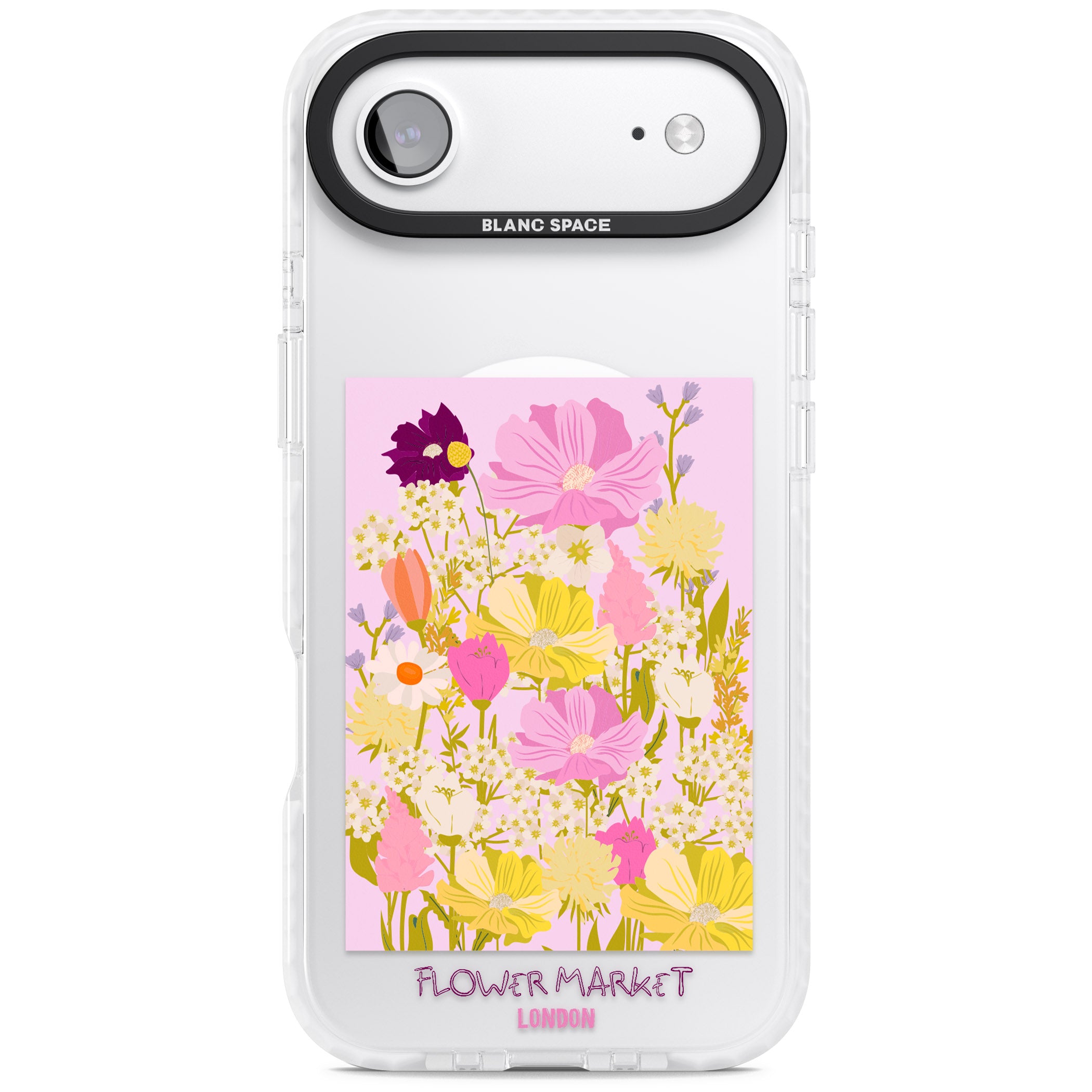 Flower Market iPhone 17 Air Impact Pro Clear Phone Case