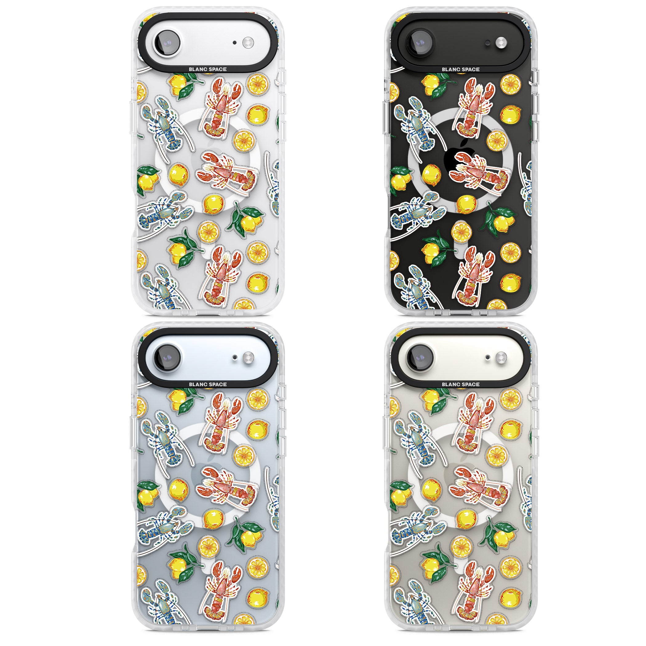 Lemons & Lobsters iPhone 17 Air Impact Pro Clear Phone Case APT Impact Protection