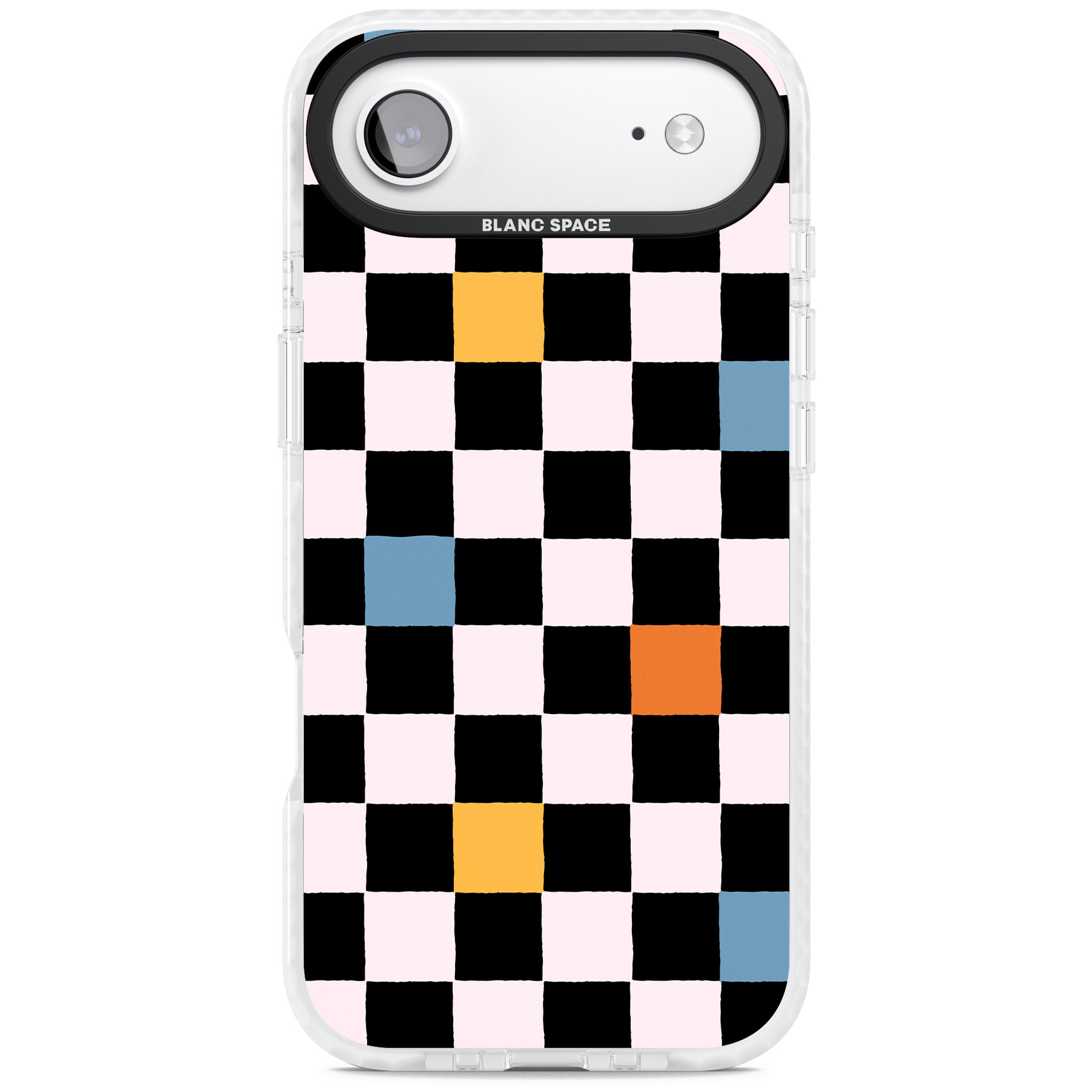 Vibrant Retro Checkered iPhone 17 Air Impact Pro Clear Phone Case