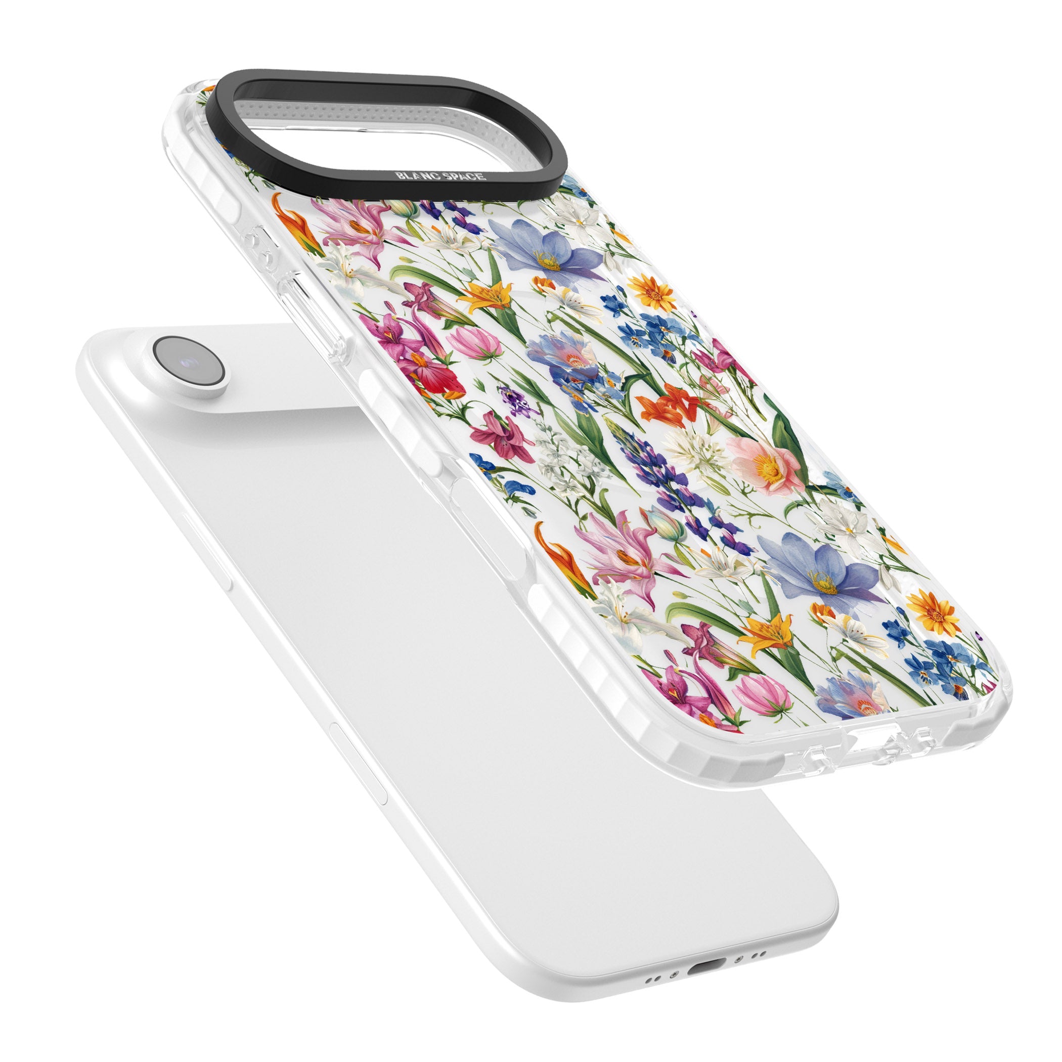 Vintage Wildflowers iPhone 17 Air Impact Pro Clear Phone Case Colours