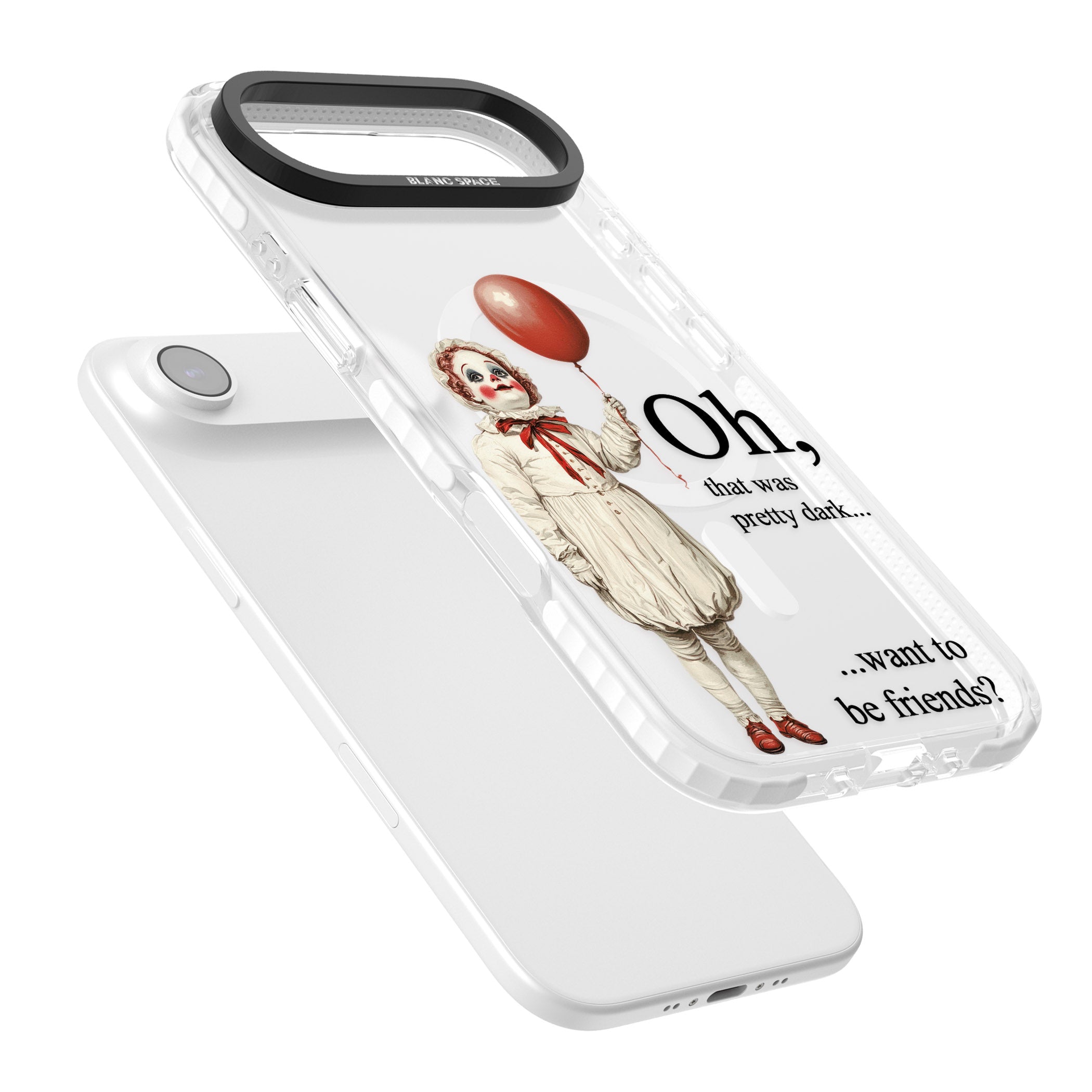 Want To Be Friends? iPhone 17 Air Impact Pro Clear Phone Case Colours