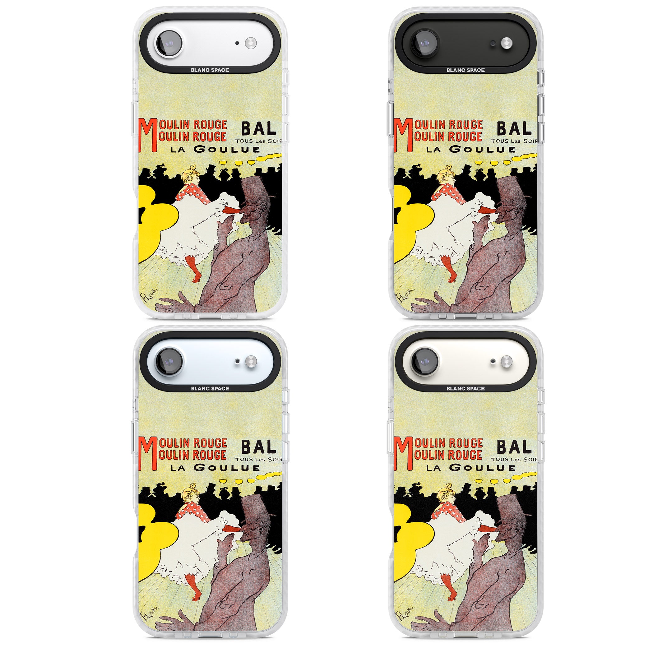 Moulin Rouge Poster iPhone 17 Air Impact Pro Clear Phone Case APT Impact Protection