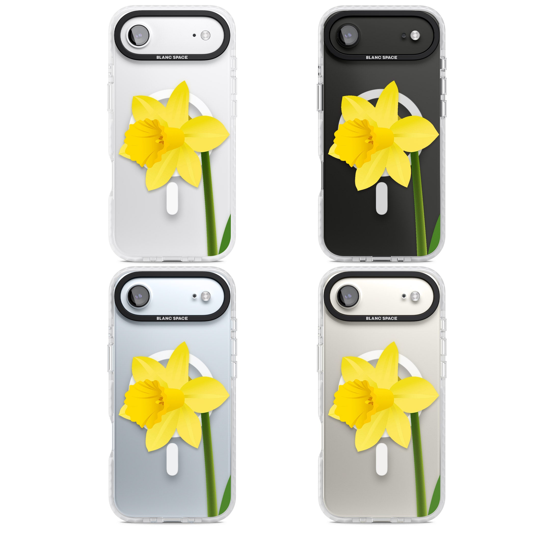 Daffodil iPhone 17 Air Impact Pro Clear Phone Case APT Impact Protection
