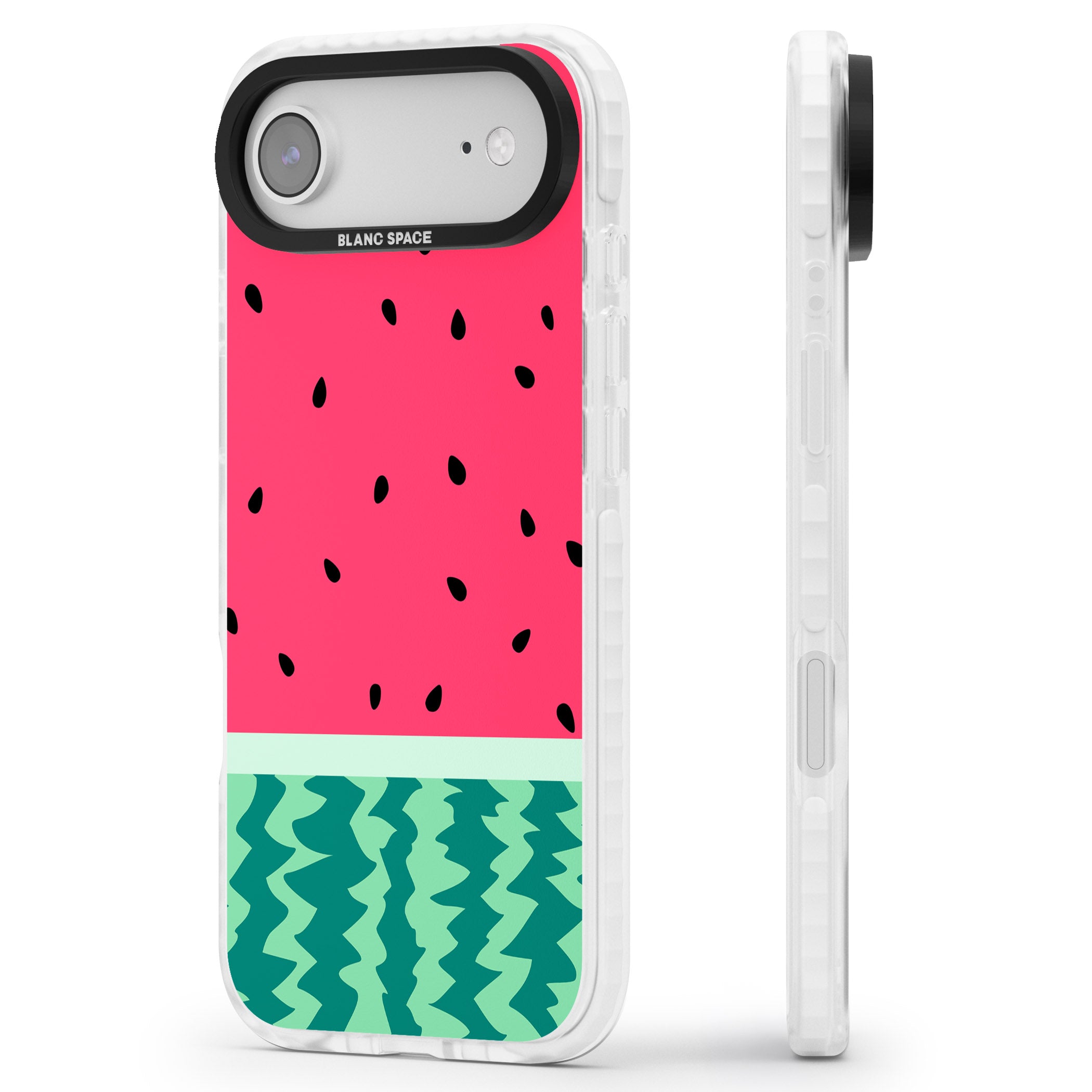 Full Watermelon iPhone 17 Air Impact Pro Clear Phone Case Side Profile