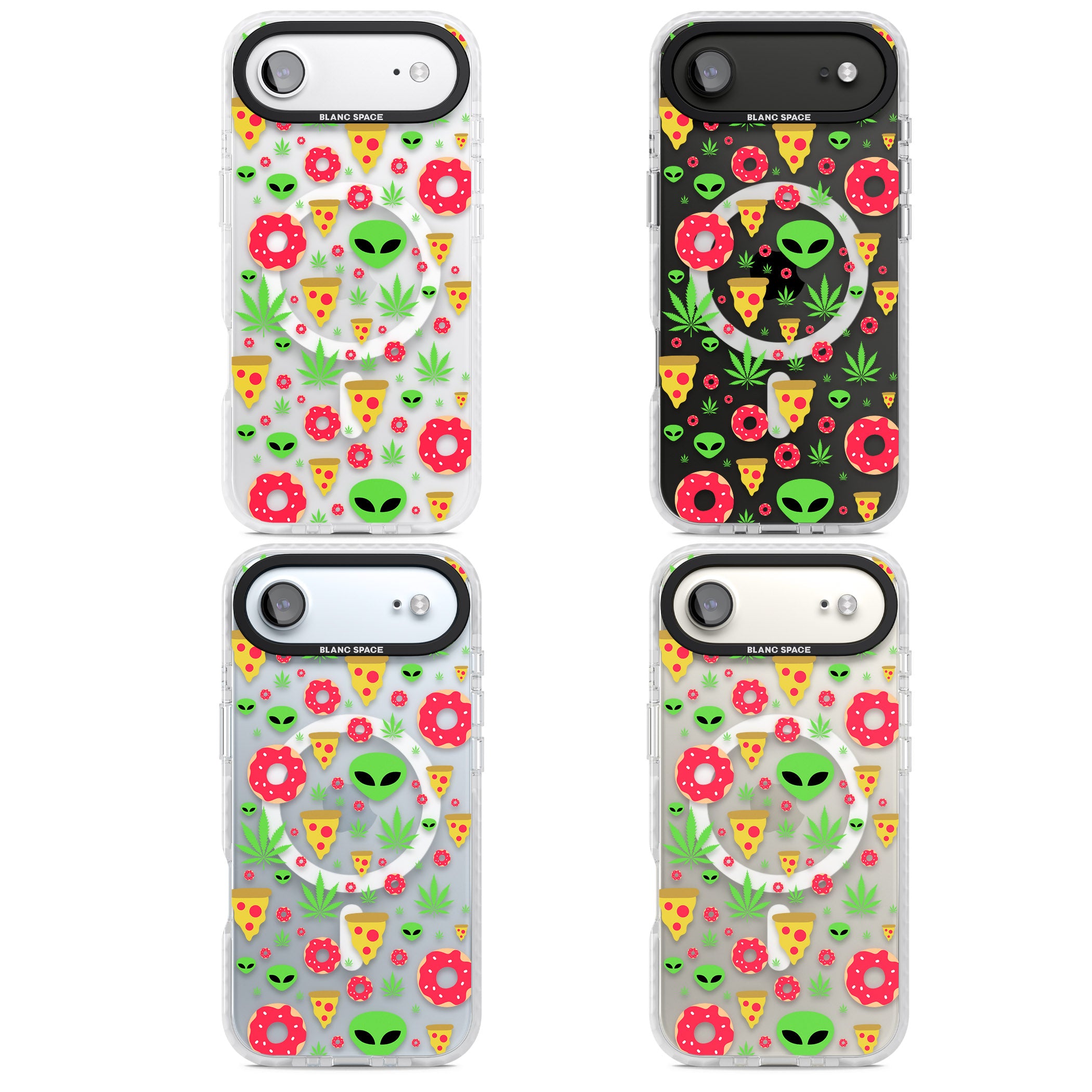 Martians & Munchies iPhone 17 Air Impact Pro Clear Phone Case APT Impact Protection