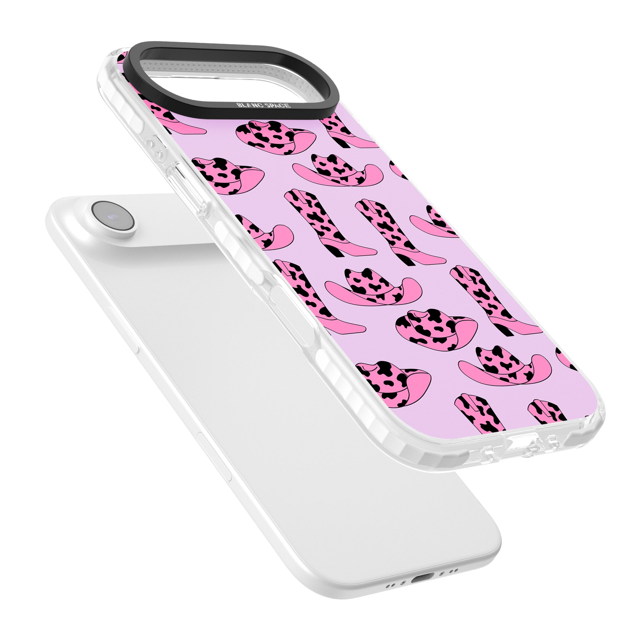 Cow Girl Pattern iPhone 17 Air Impact Pro Clear Phone Case Colours