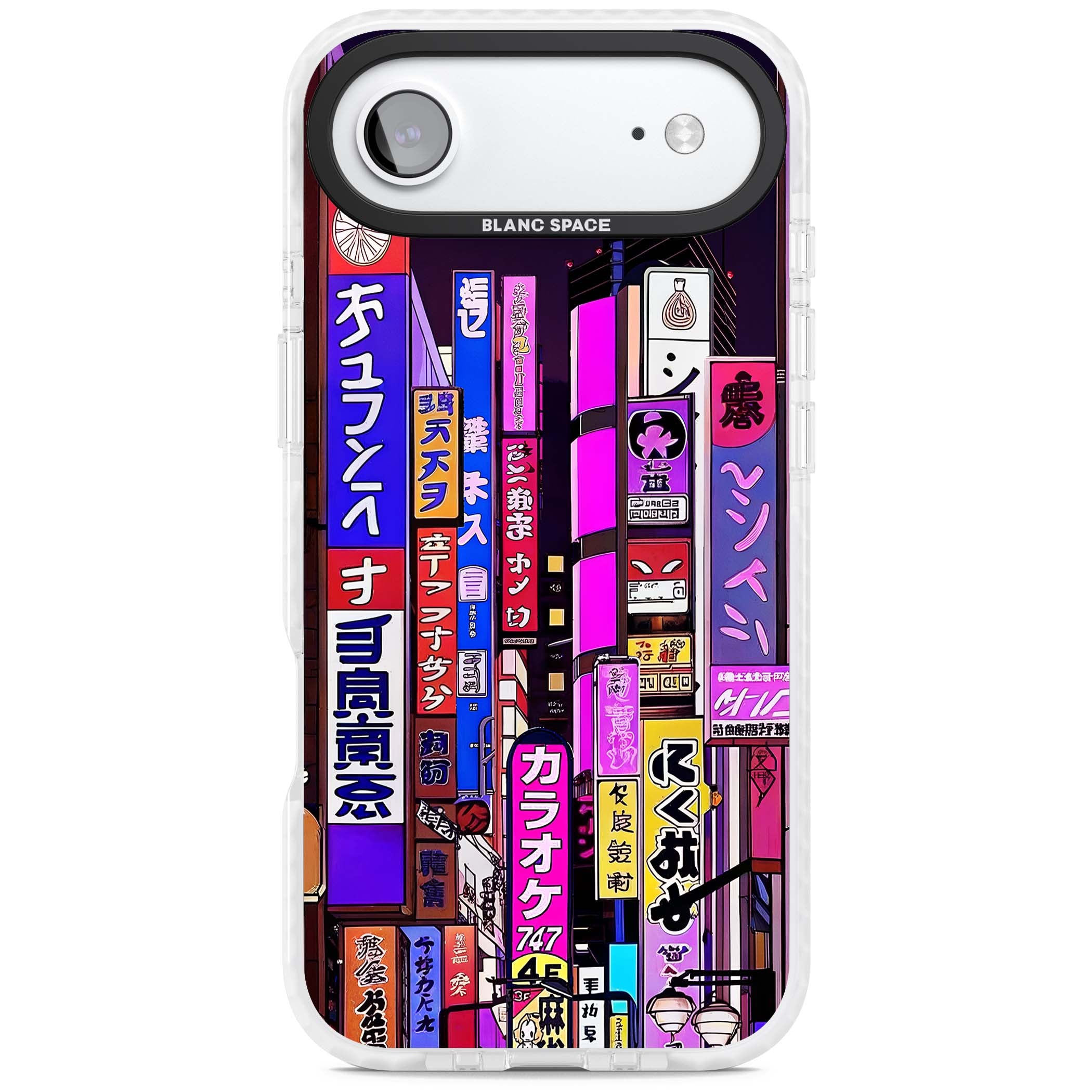 NEON NIGHT anime iPhone case | Black Impact case for iPhone Air