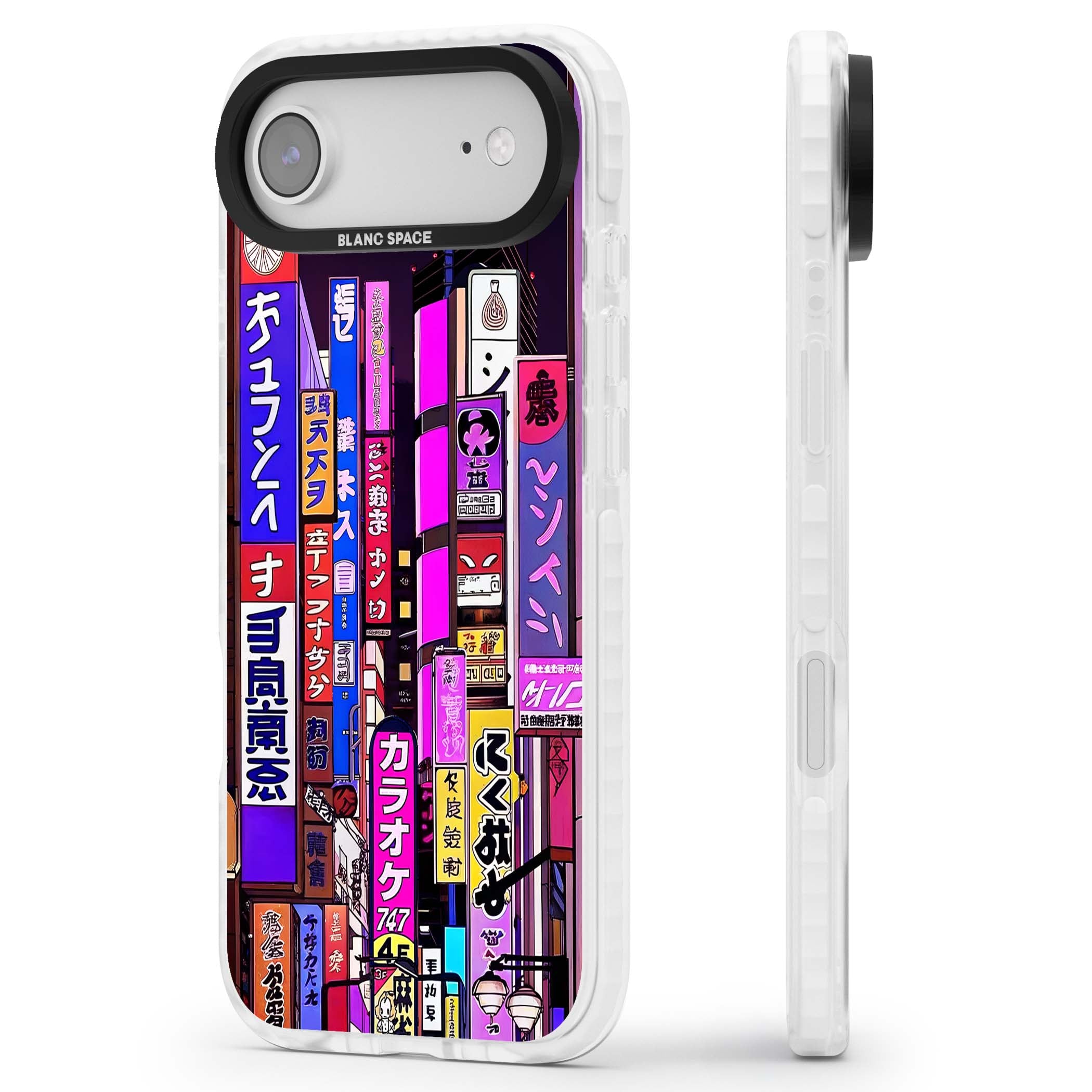 NEON NIGHT anime iPhone case | Black Impact case for iPhone Air