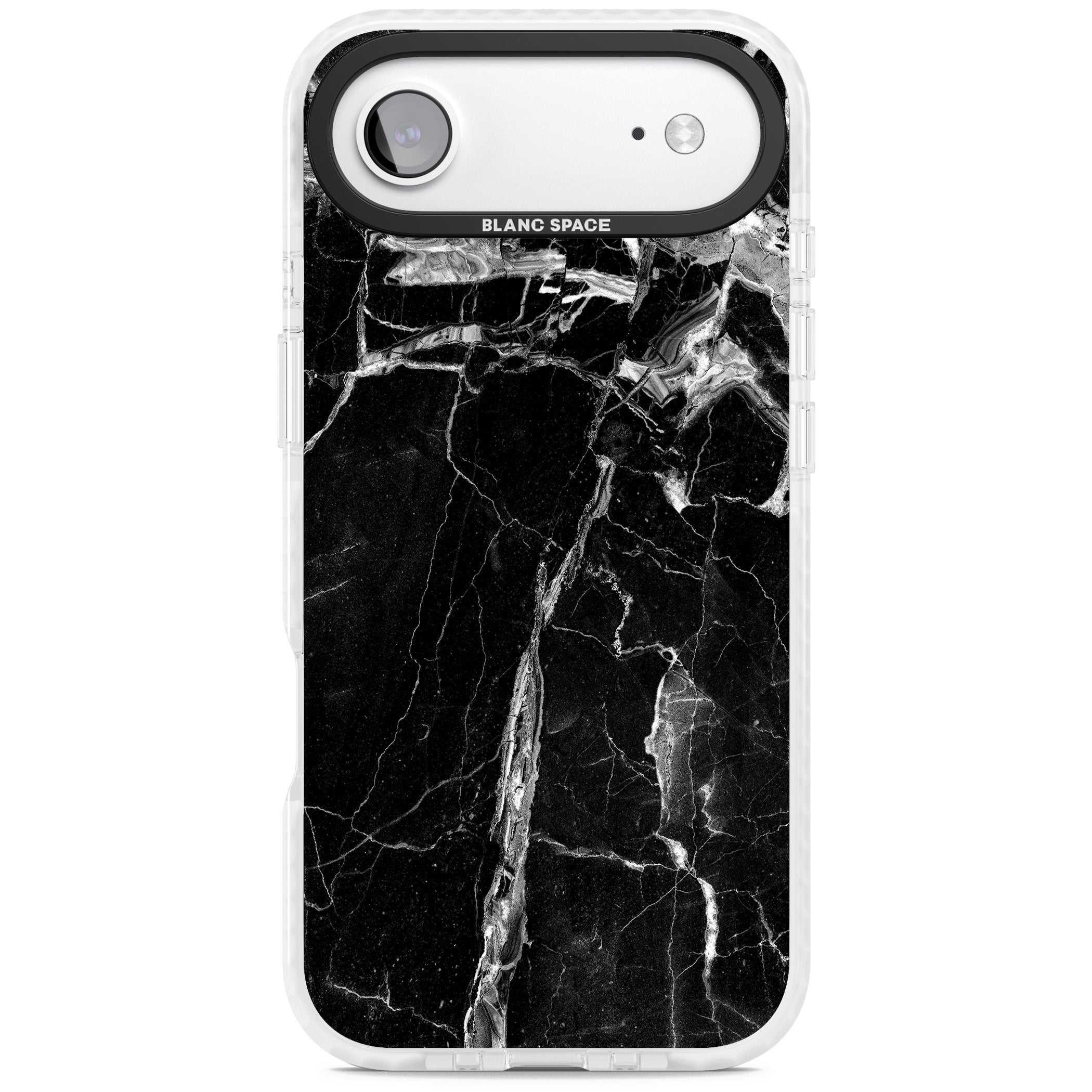 Black Onyx Marble iPhone 17 Air Impact Clear Phone Case