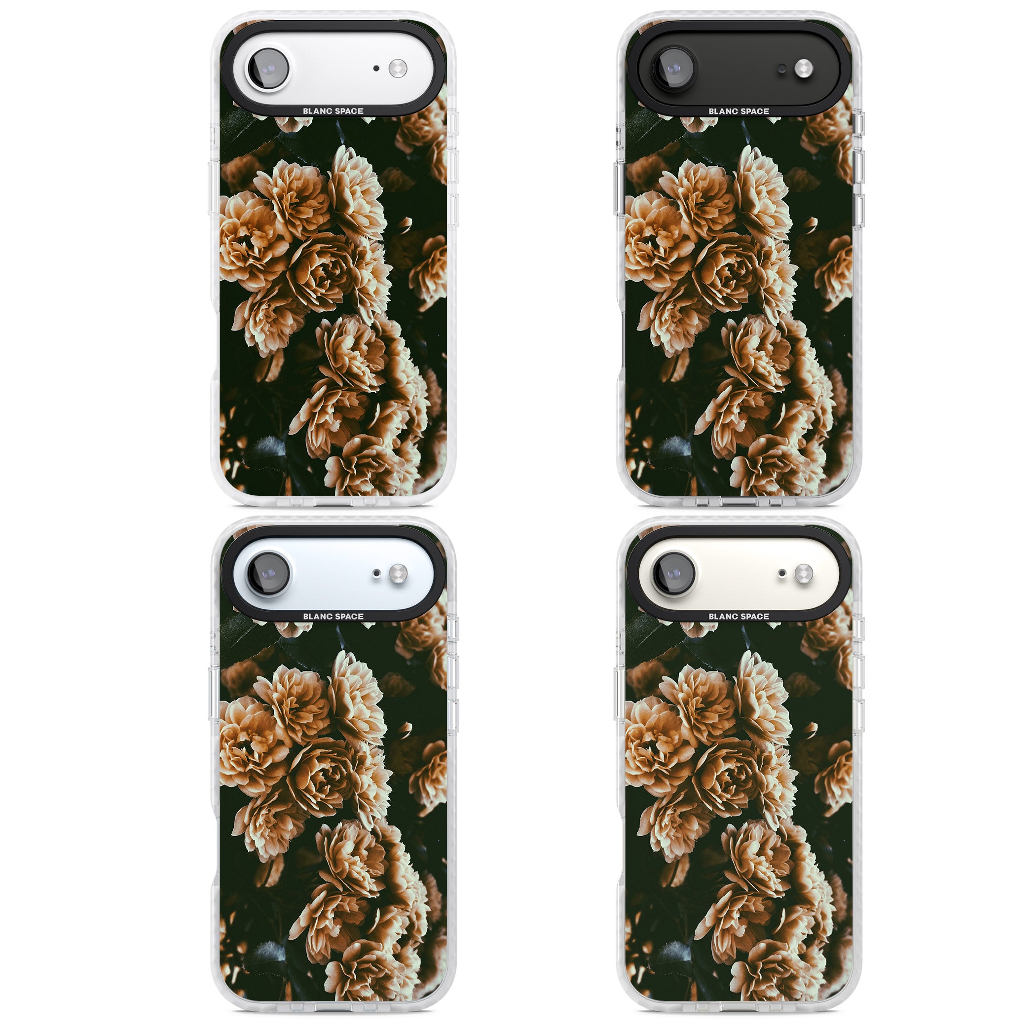 Moody Peony iPhone 17 Air Impact Clear Phone Case APT Impact Protection