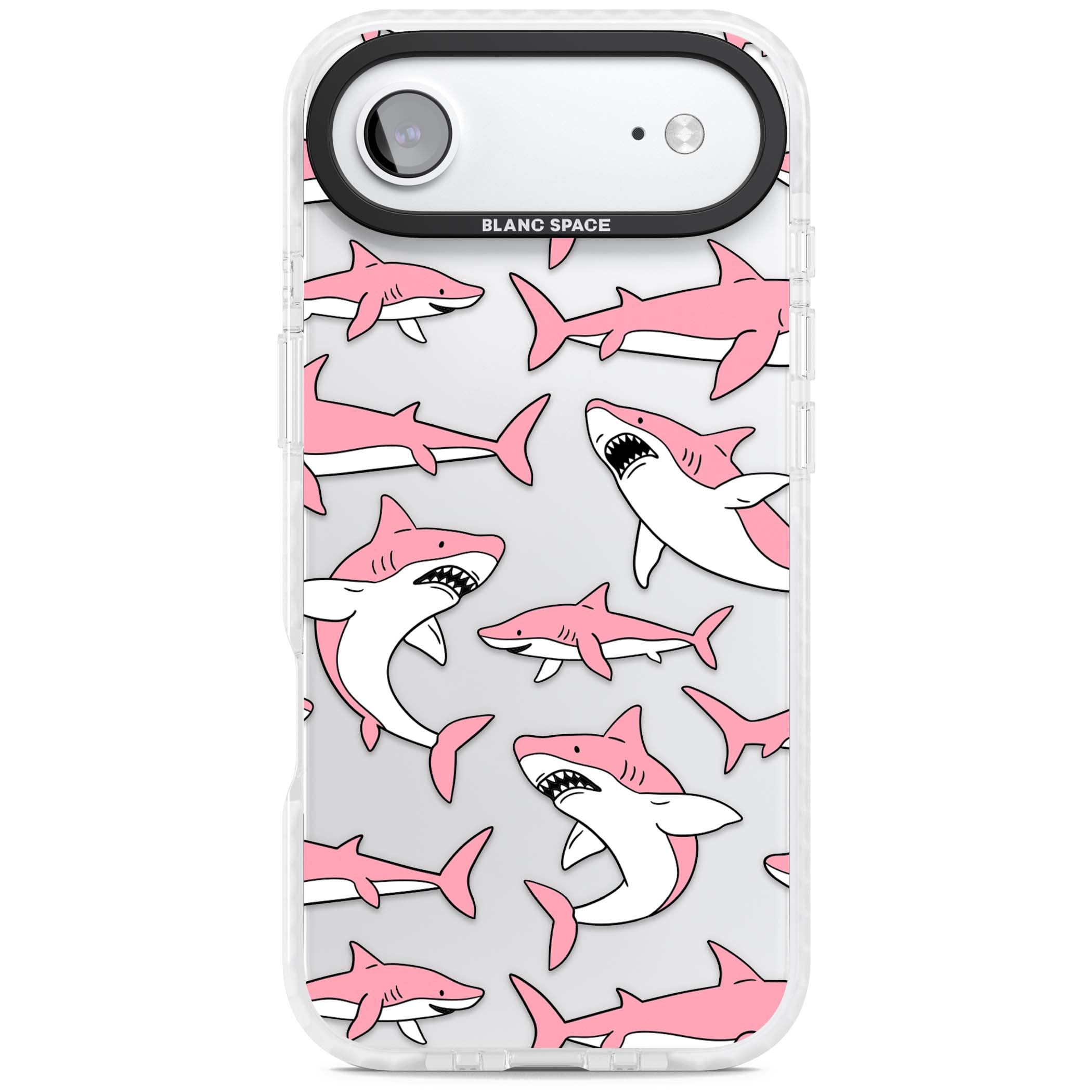 Bubblegum Sharks for her iPhone case | Black Impact case for iPhone Air
