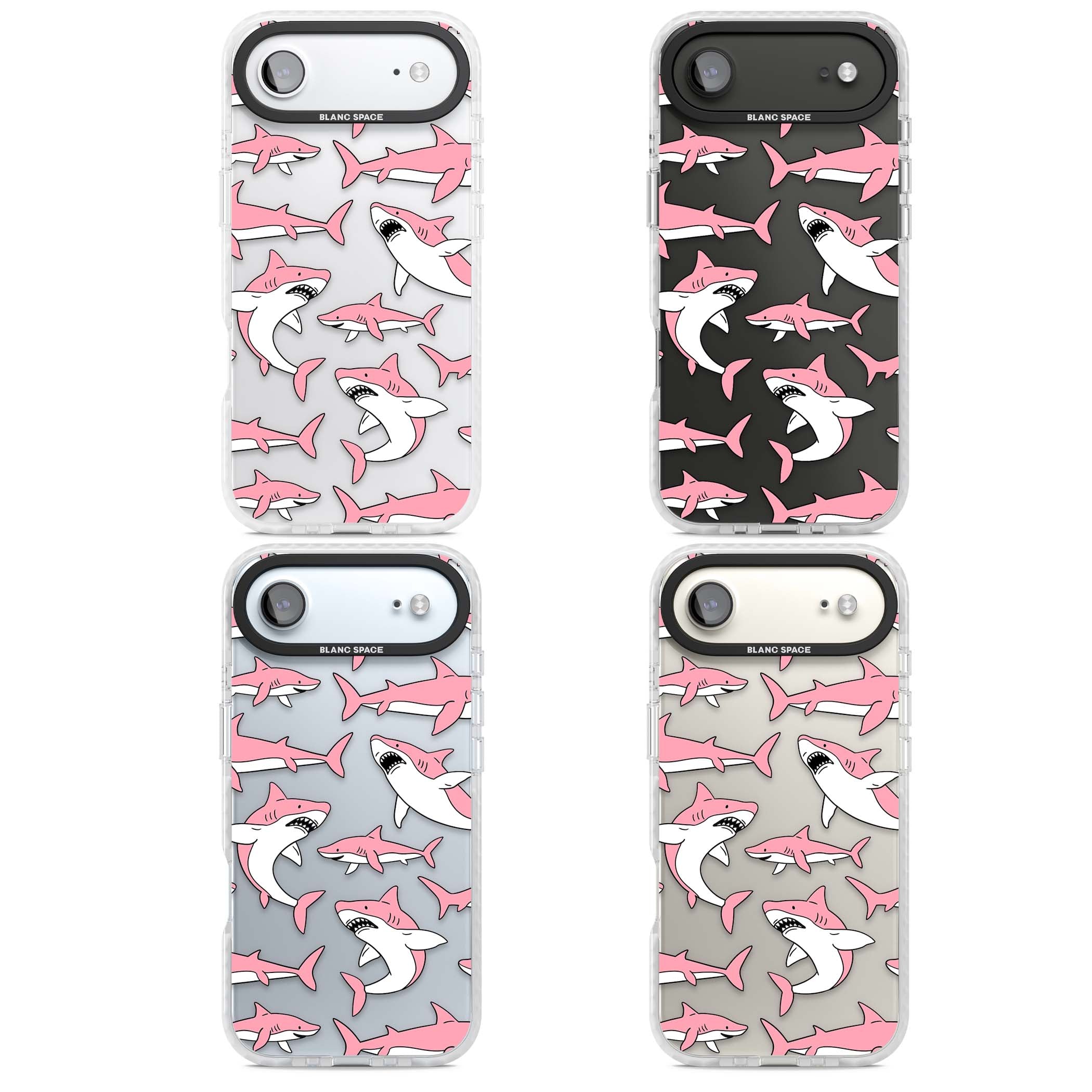 Bubblegum Sharks for her iPhone case | Black Impact case for iPhone Air