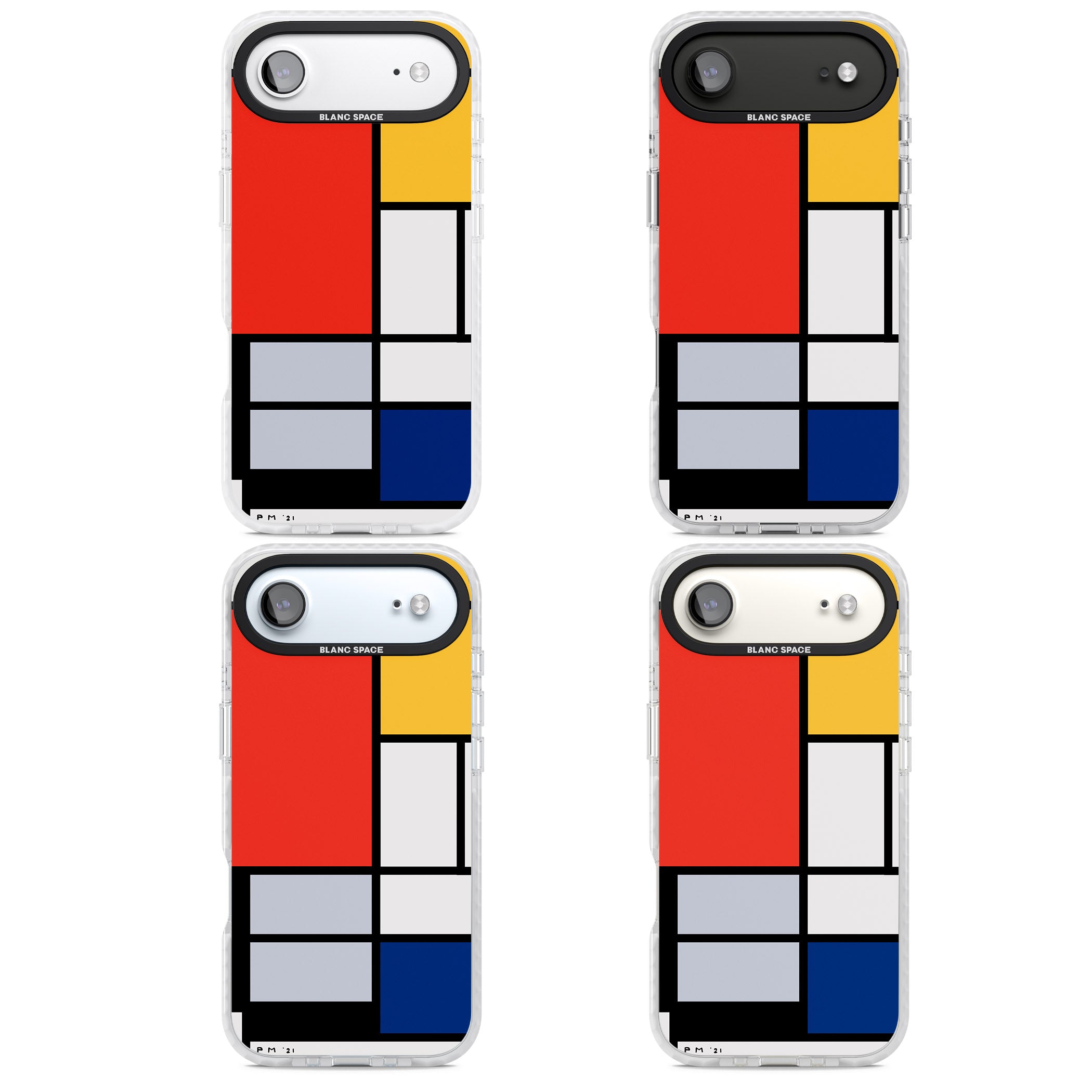 Piet Mondrian'S Composition iPhone 17 Air Impact Clear Phone Case APT Impact Protection
