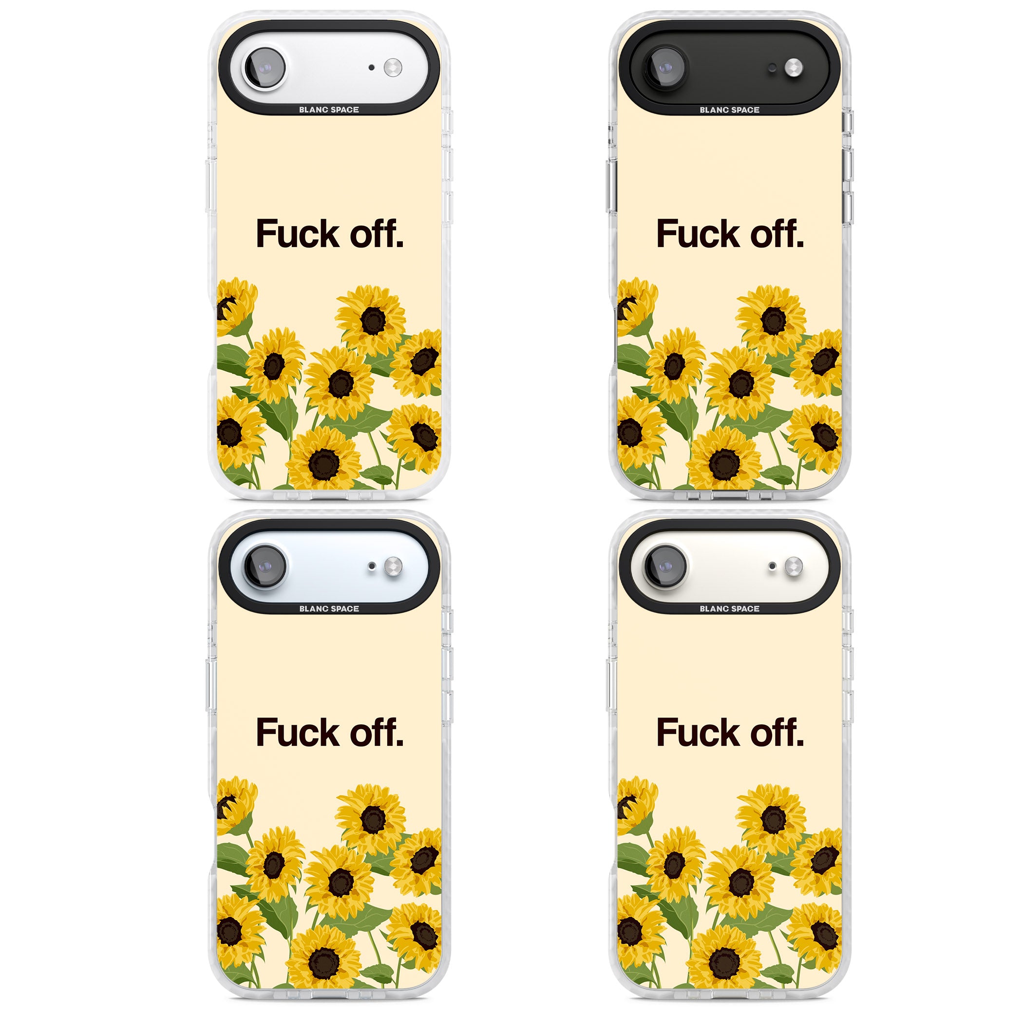 F*Ck Off iPhone 17 Air Impact Clear Phone Case APT Impact Protection