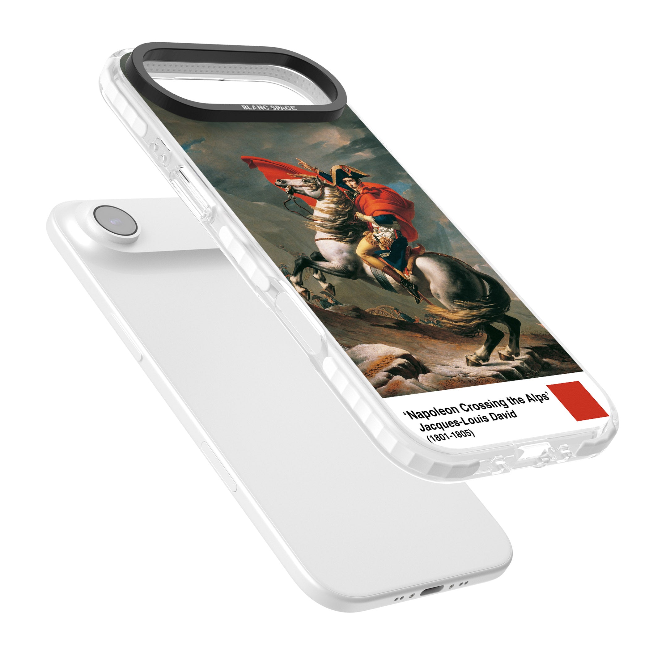 Napoleon Crossing The Alps iPhone 17 Air Impact Clear Phone Case Colours