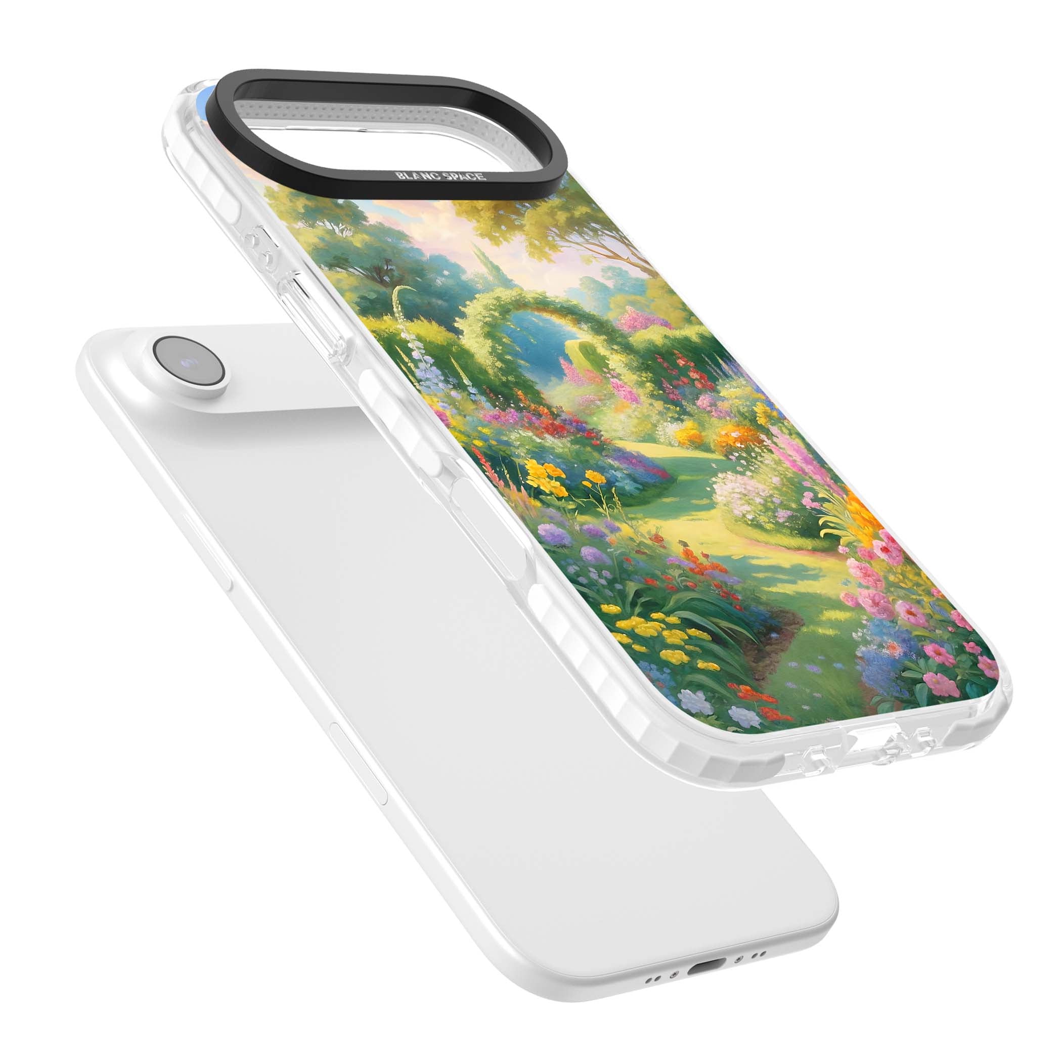 The Painter's Garden floral iPhone case | Black Impact case for iPhone Air
