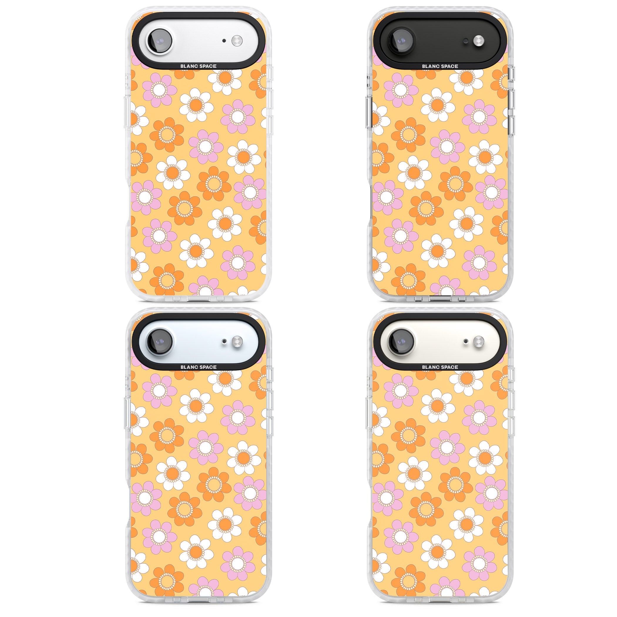 Sunny Flower Mix iPhone 17 Air Impact Clear Phone Case APT Impact Protection