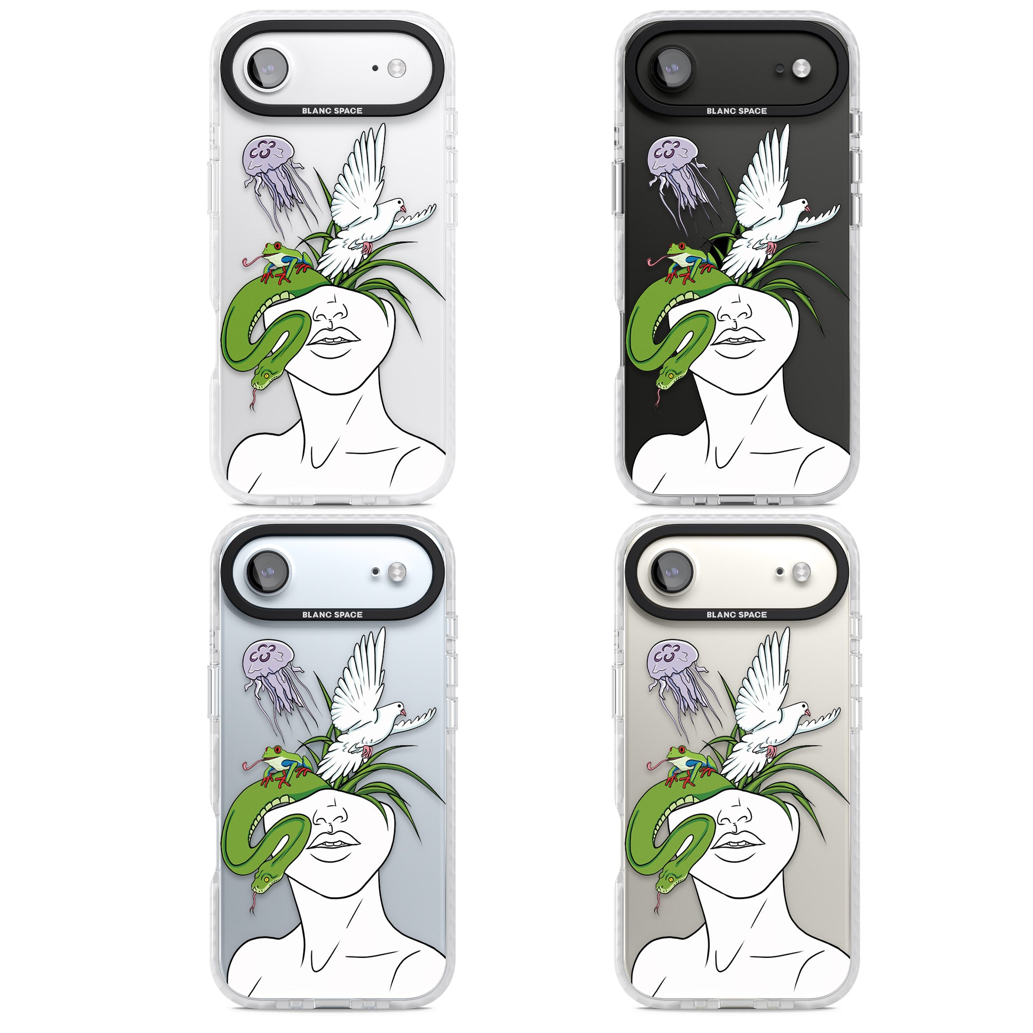 Wild Thoughts iPhone 17 Air Impact Clear Phone Case APT Impact Protection