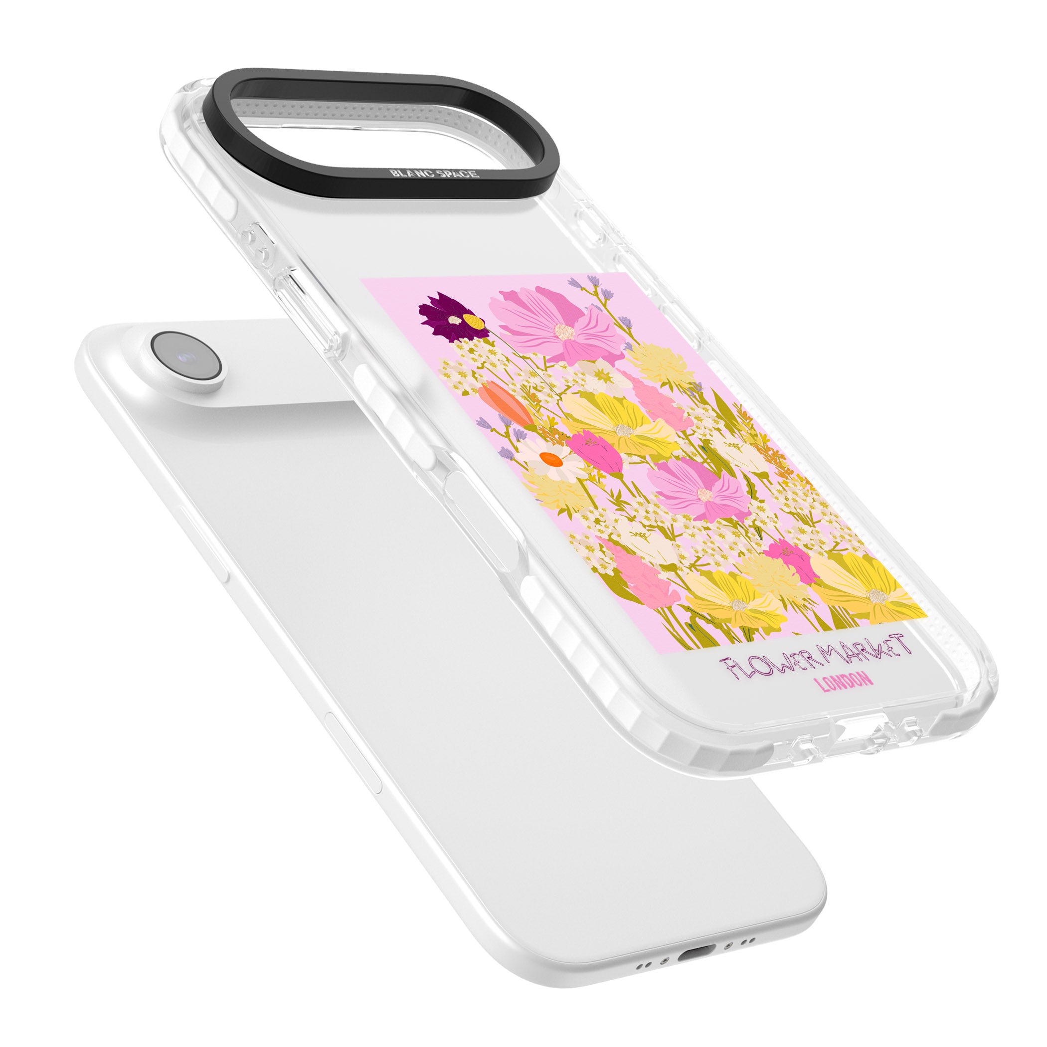Flower Market iPhone 17 Air Impact Clear Phone Case Colours