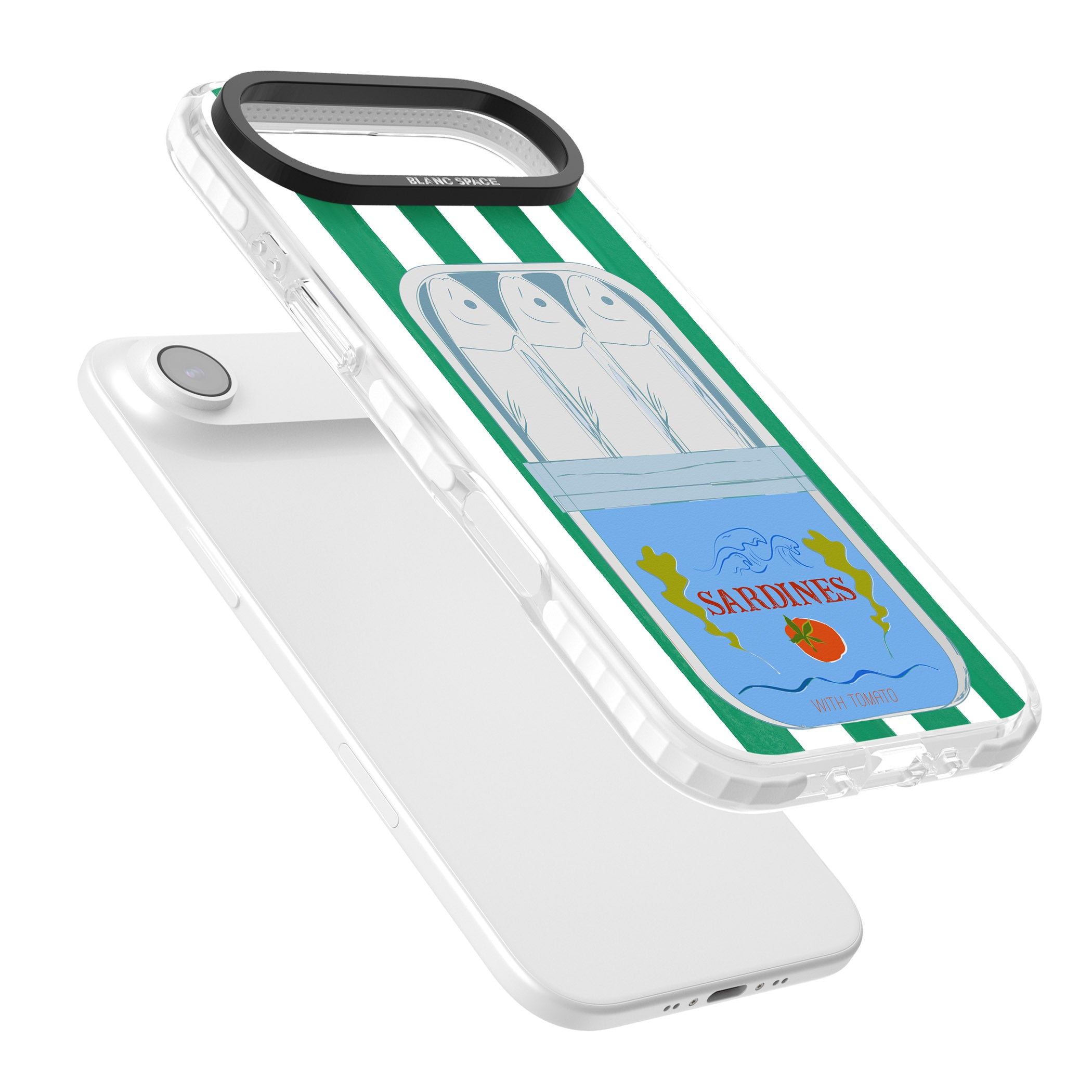 Italian Coastal Sardines iPhone 17 Air Impact Clear Phone Case Colours