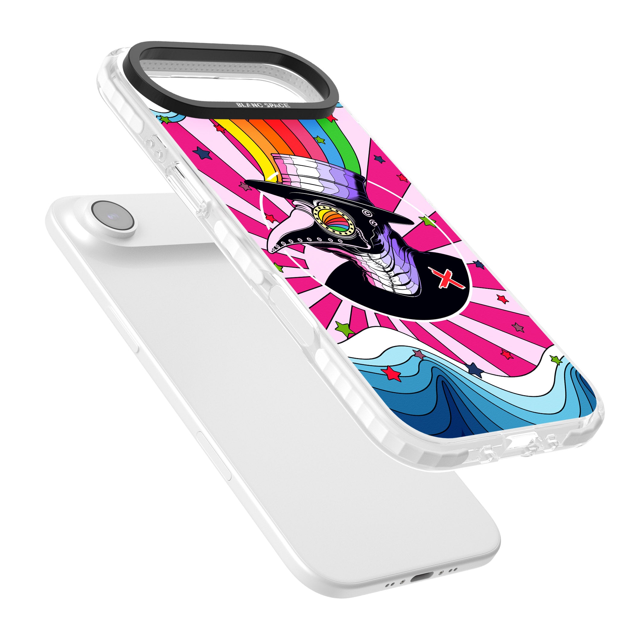 Plague Doctor Passion iPhone 17 Air Impact Clear Phone Case Colours