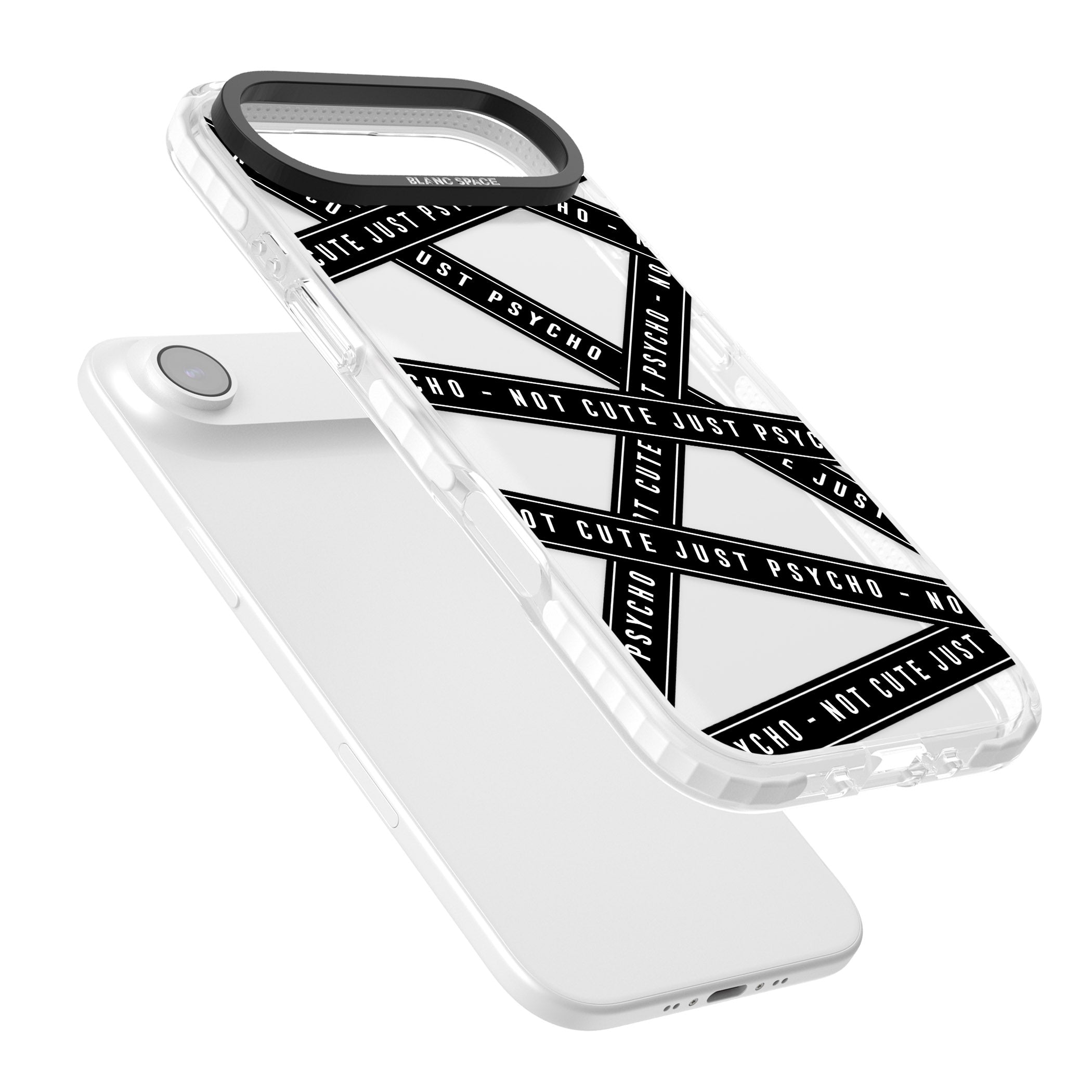 Not Cute Just Psycho iPhone 17 Air Impact Clear Phone Case Colours