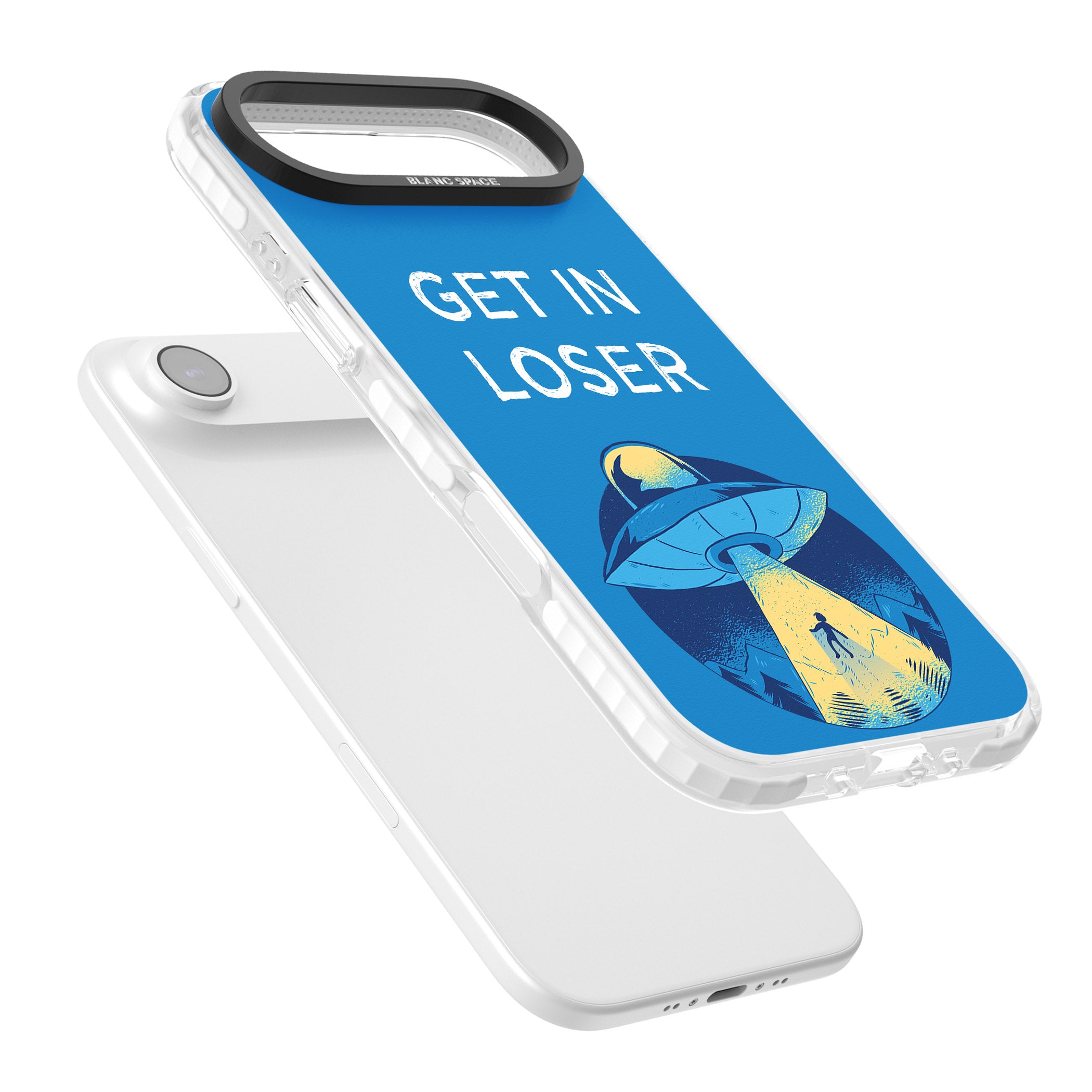 Get In Loser Ufo iPhone 17 Air Impact Clear Phone Case Colours